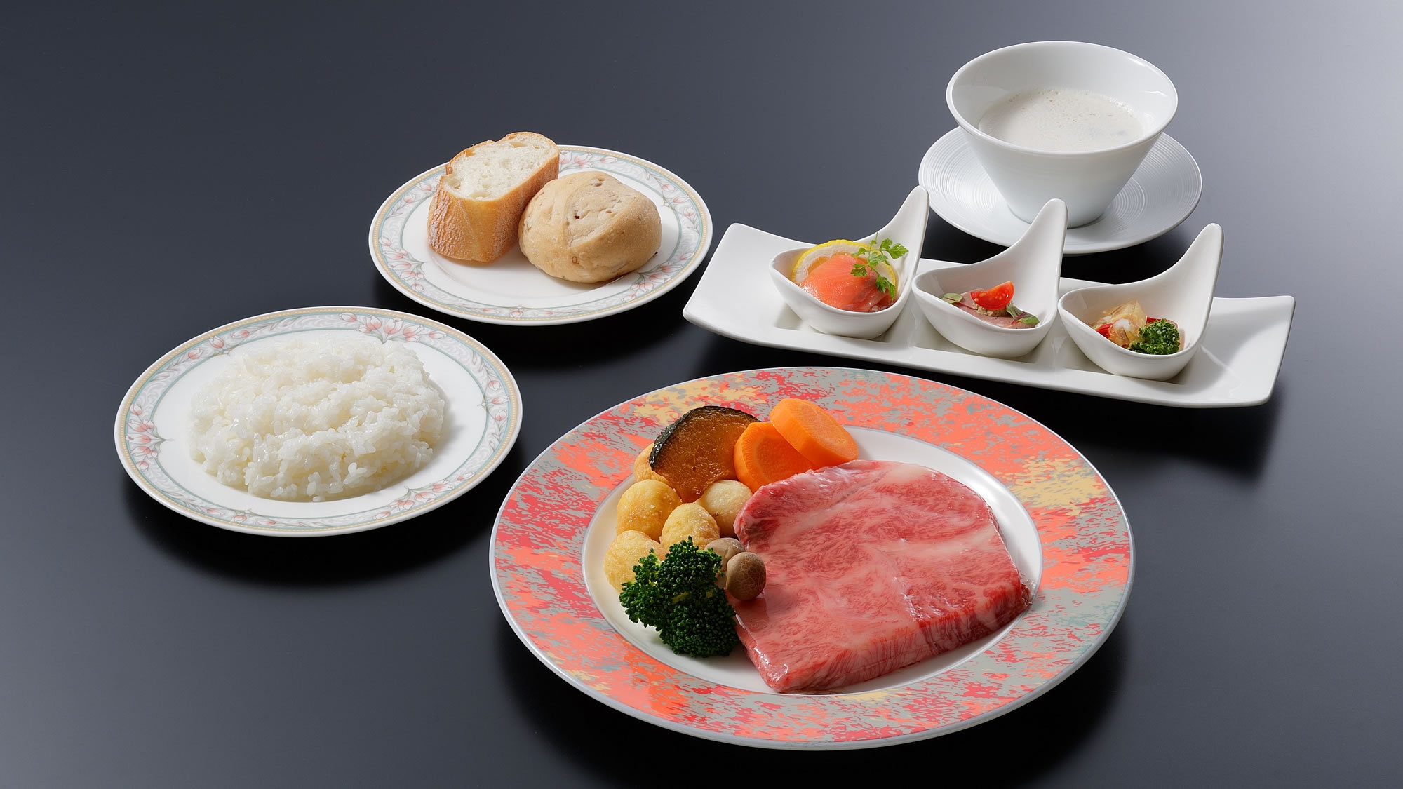 【2食付】とやま和牛酒粕育ち♪ロースステーキコースプラン