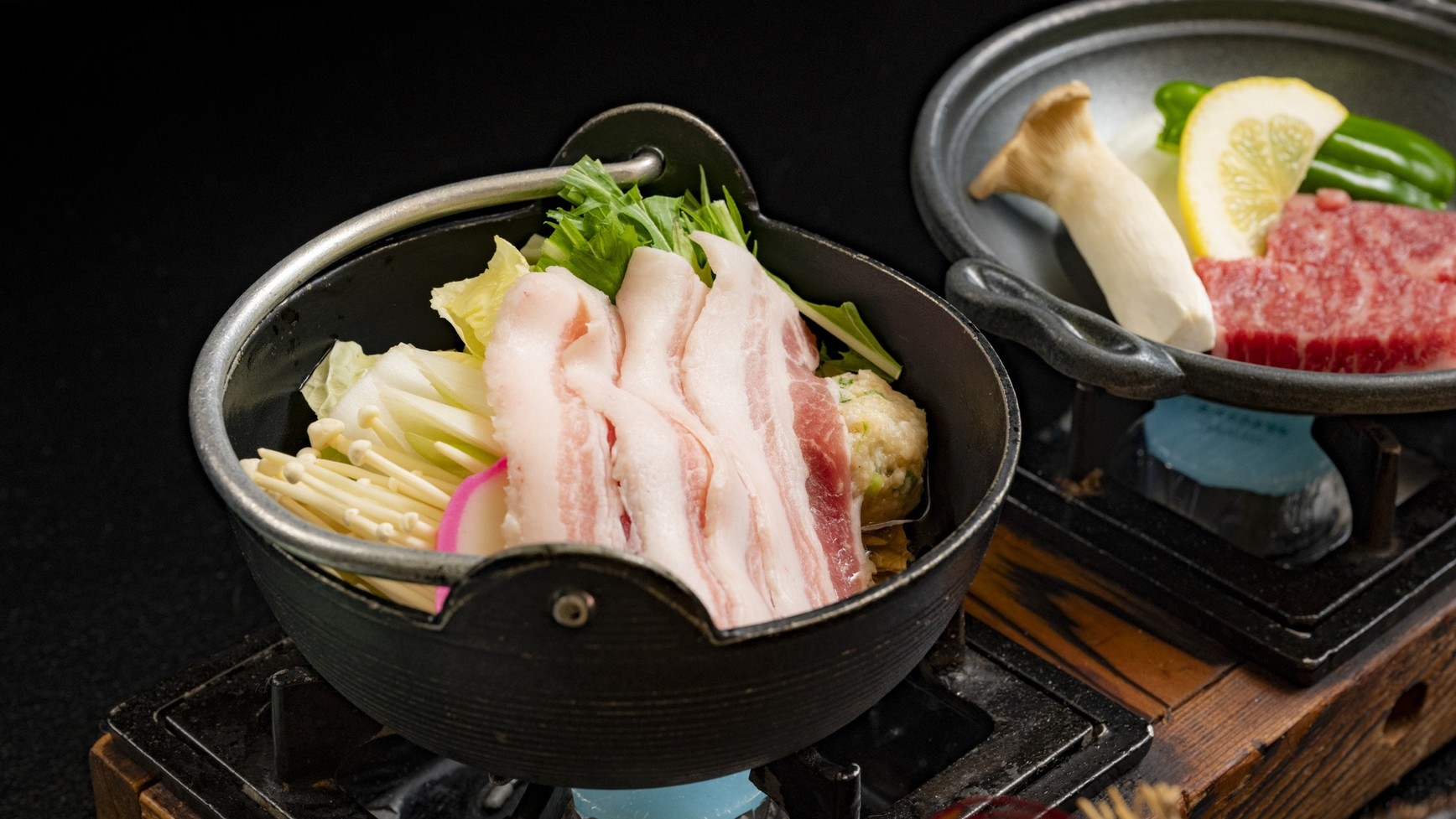 【早割30】最大10，900円OFF！姫百合膳「伊勢海老料理3種・鮑・和牛・太鼓橋一人盛り」