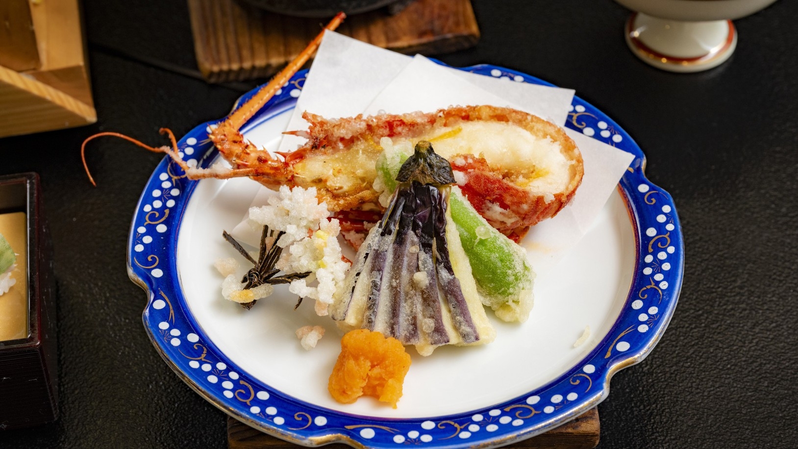 【早割30】最大10，900円OFF！姫百合膳「伊勢海老料理3種・鮑・和牛・太鼓橋一人盛り」