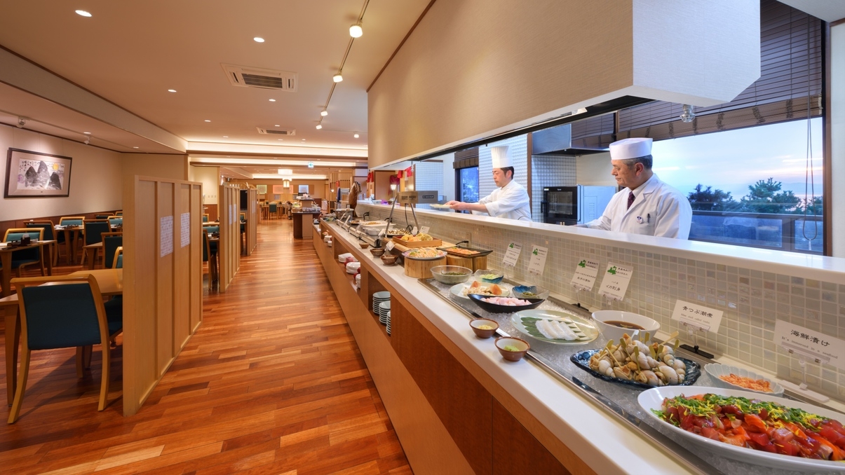 ≪未就学児無料＆小学生半額！ファミリープラン≫ご夕食は青森食材の逸品＋ライブキッチンのビュッフェ♪