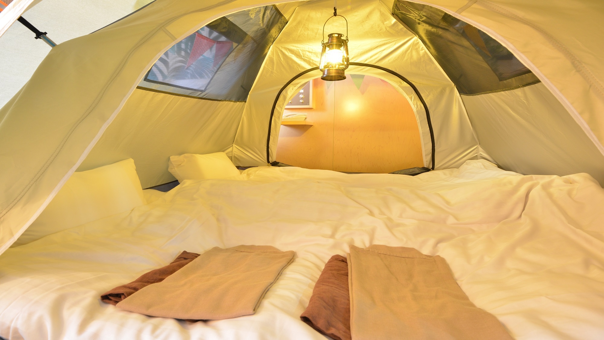 1室限定■下町でグランピング■　テント泊！キャンプ気分を味わい　大浴場でリラックスしよう♪
