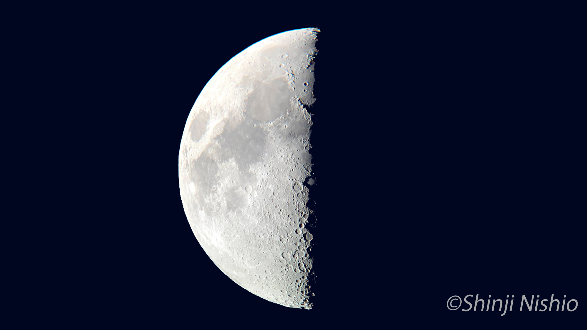 撮影した月の様子2