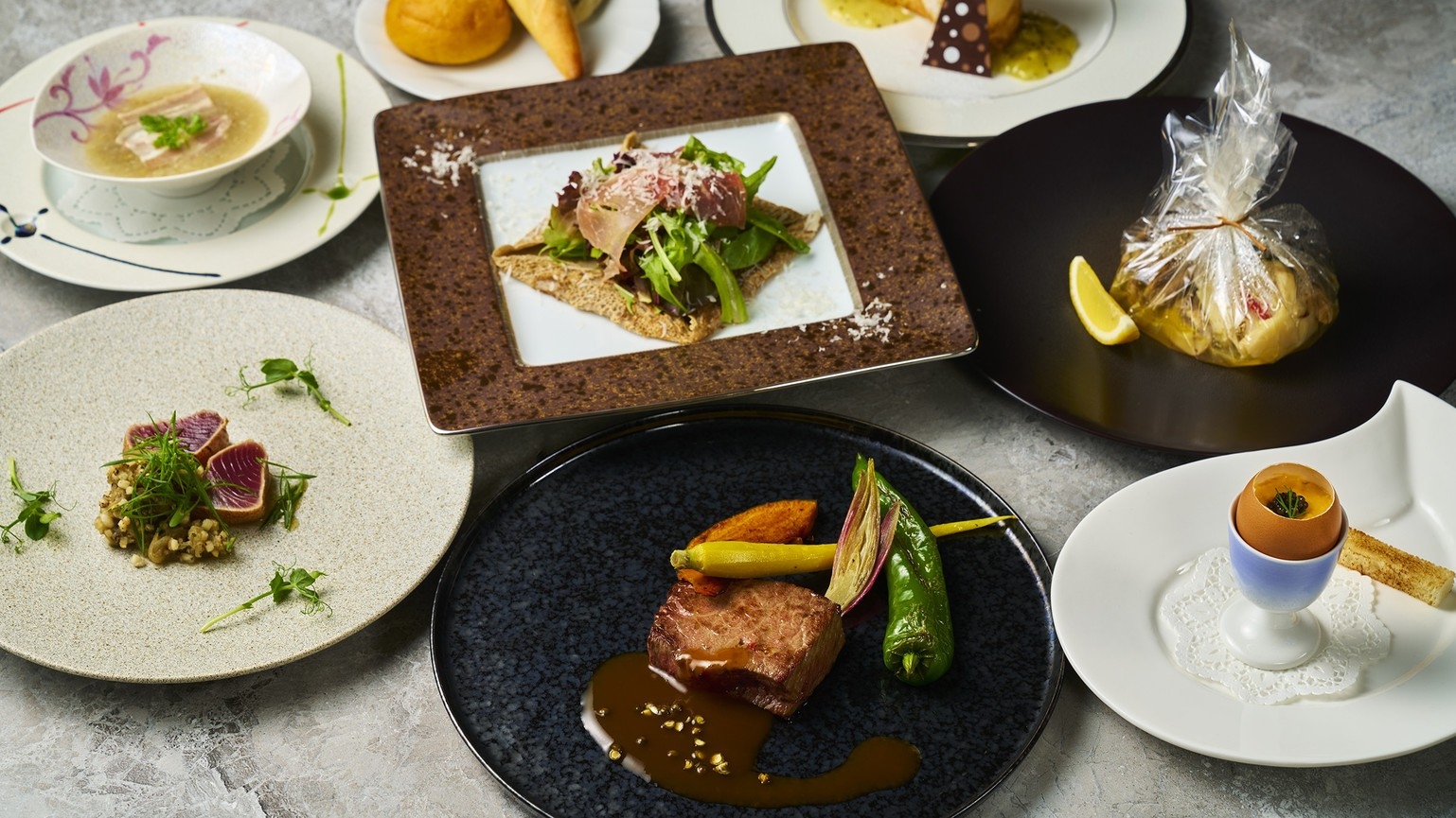 【フランス料理コース／秋】 美しさと独創性、そしておいしさを備えた“legumes”＜1泊2食付＞