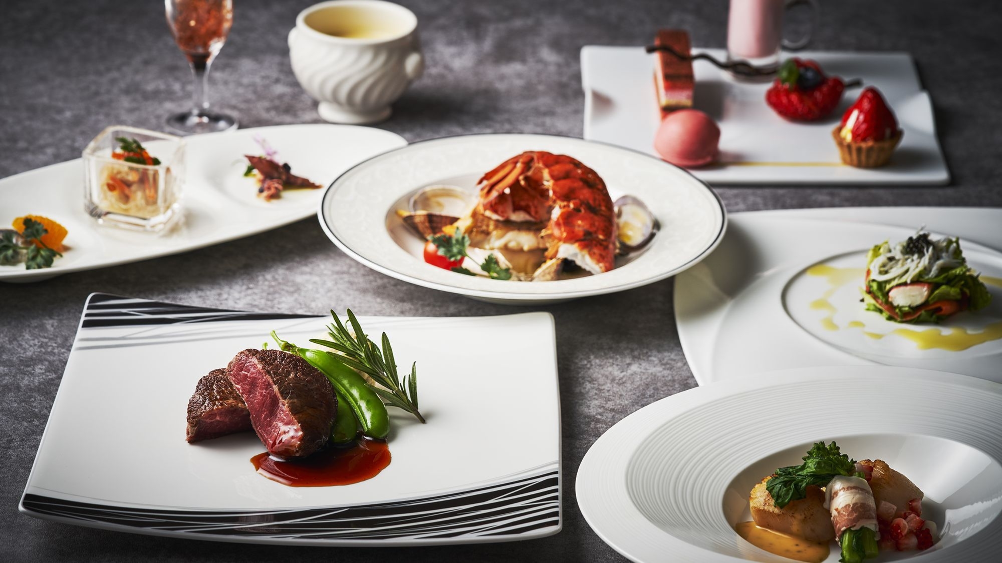 【プレミアムフランス料理】＜12/1〜12/29宿泊対象＞素材のを活かし美しく仕上げたmariage