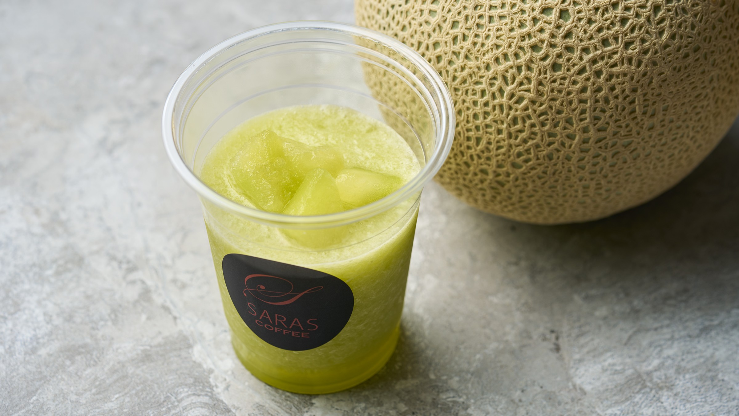 カフェメニュー／メロンスムージー（期間限定）