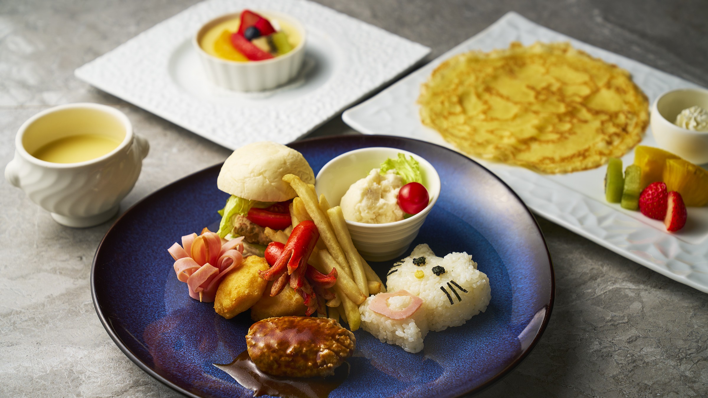 お子様プレート料理