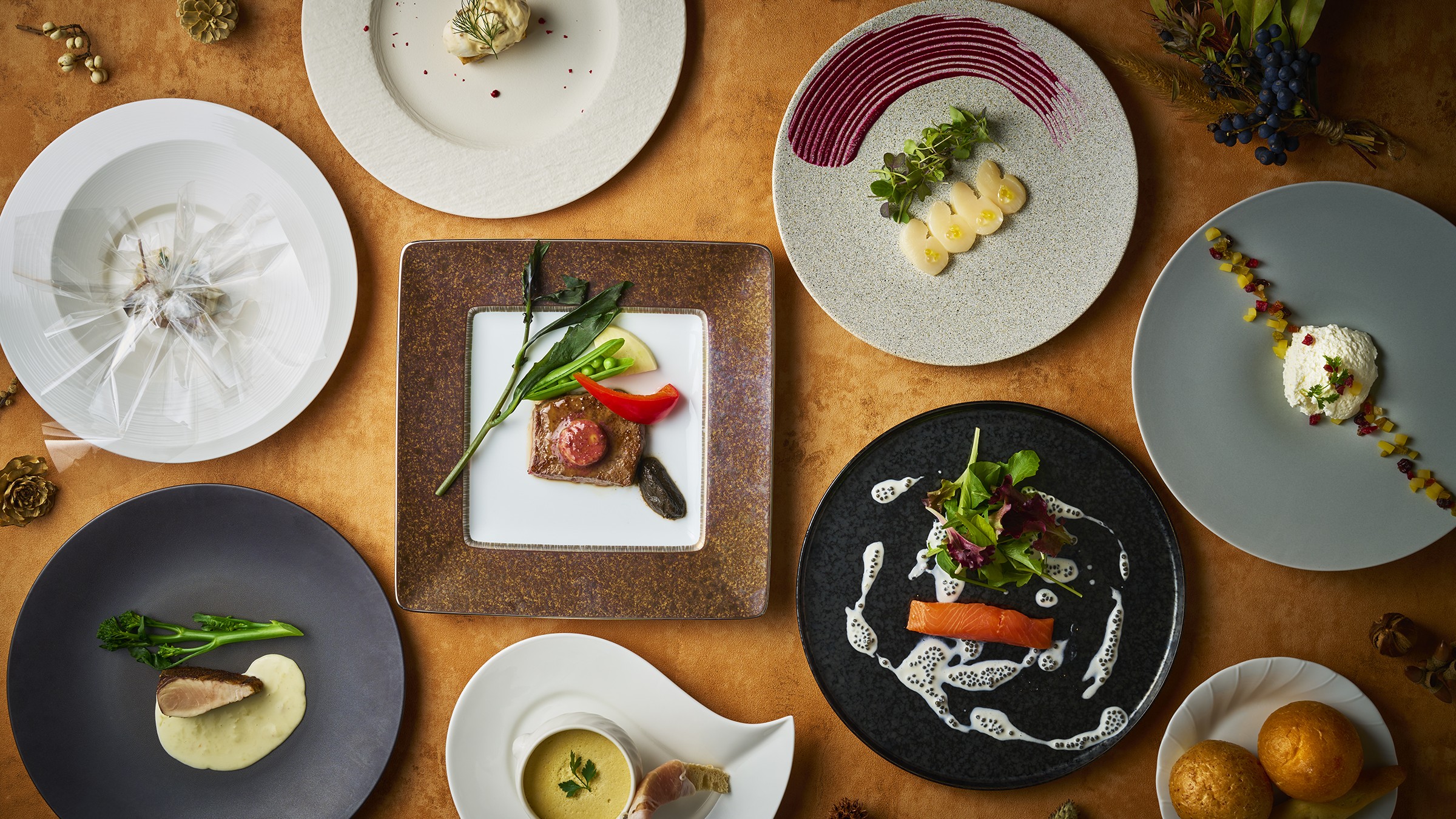 フランス料理コース・秋（お料理一例）