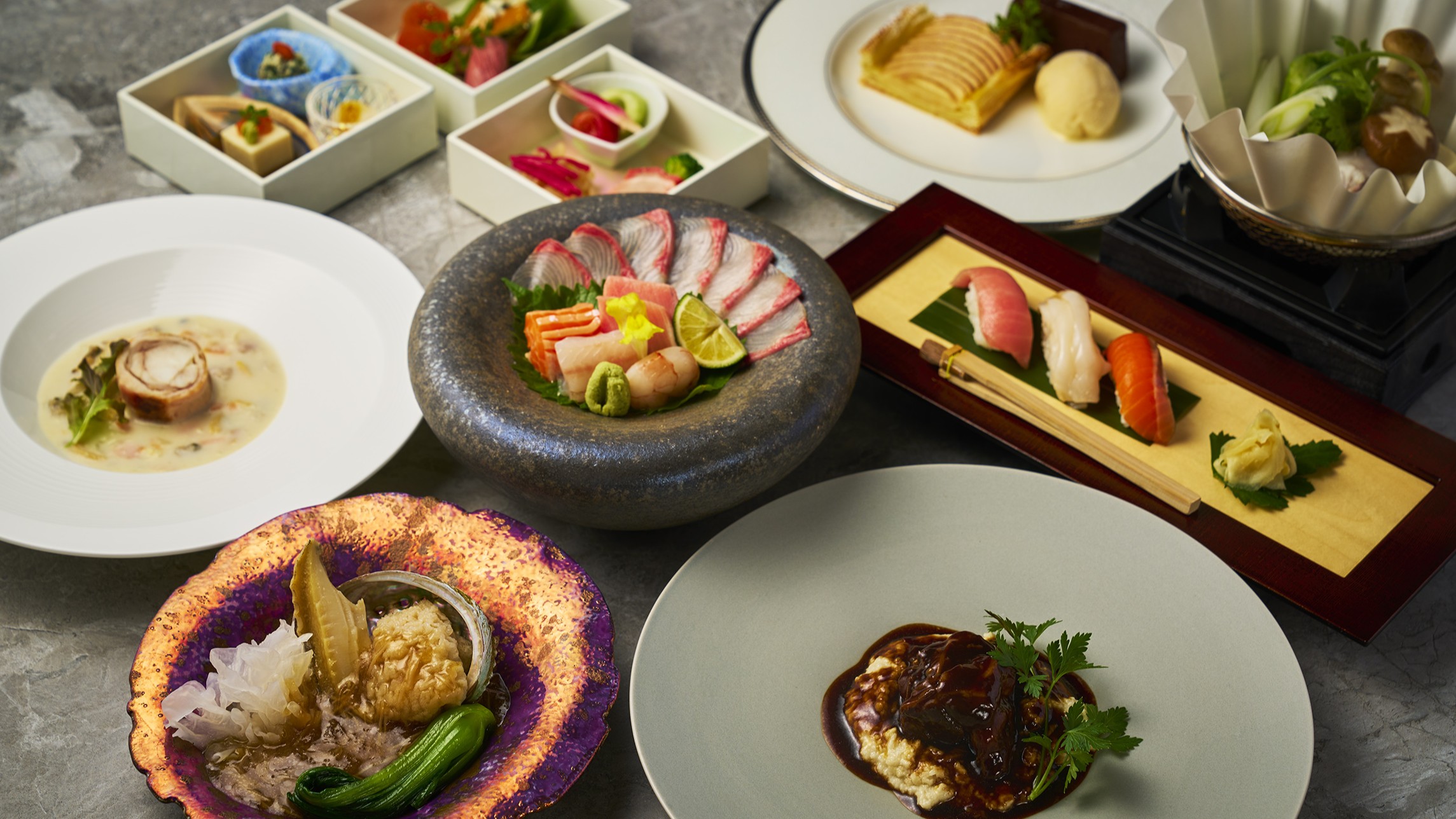 和洋中折衷料理コース・冬（お料理一例）