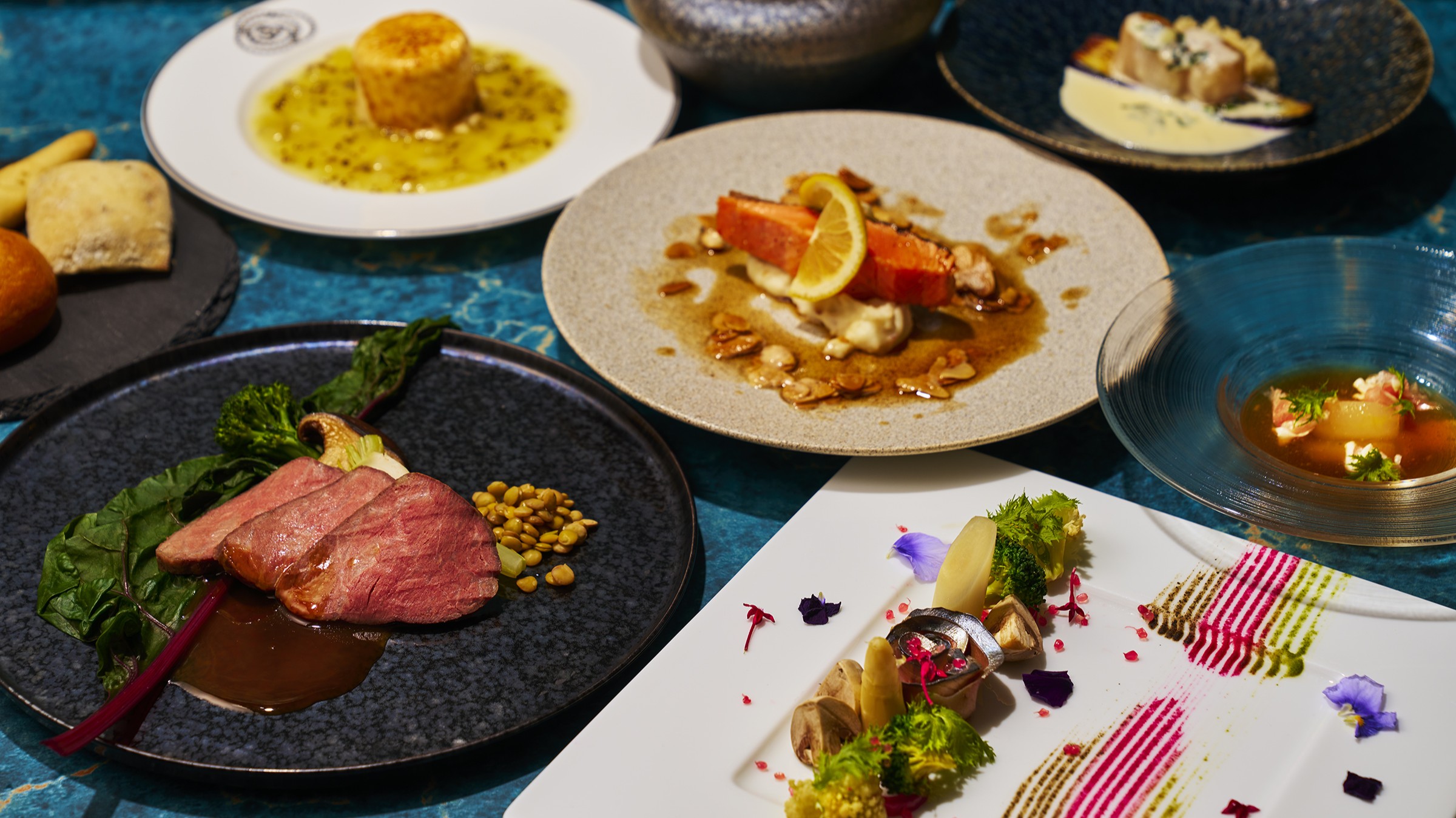 フランス料理コース・夏（お料理一例）