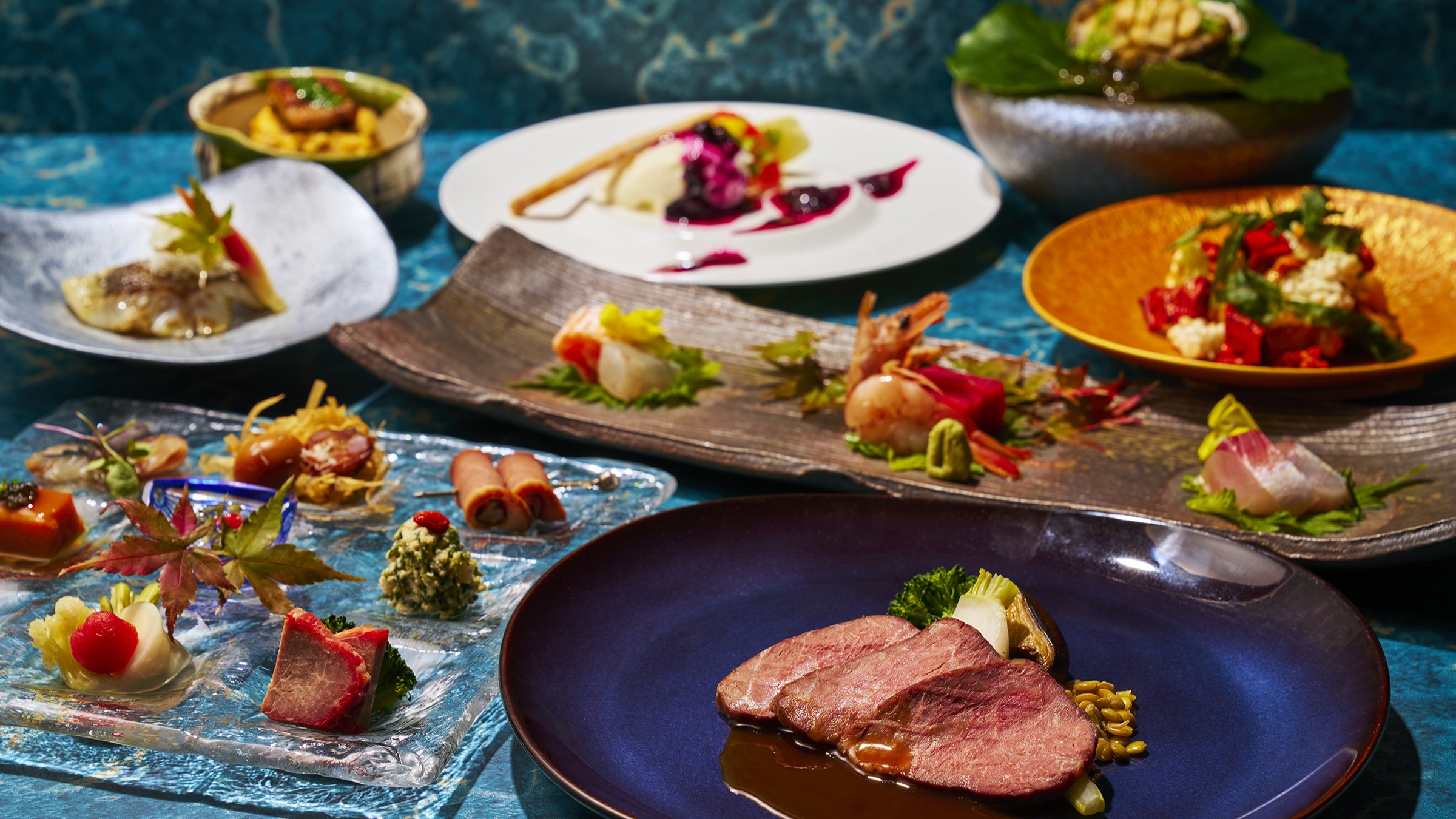 和洋中折衷料理コース・夏（お料理一例）