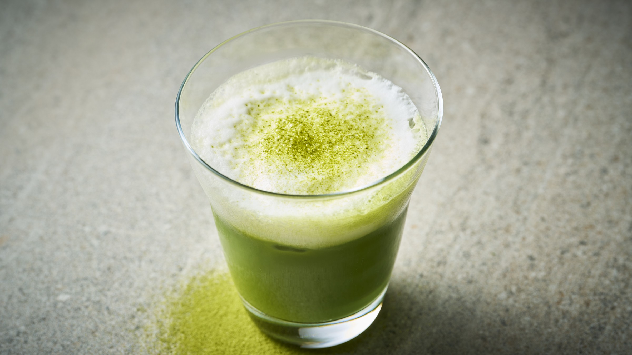 カフェメニュー／抹茶ラテ（期間限定）