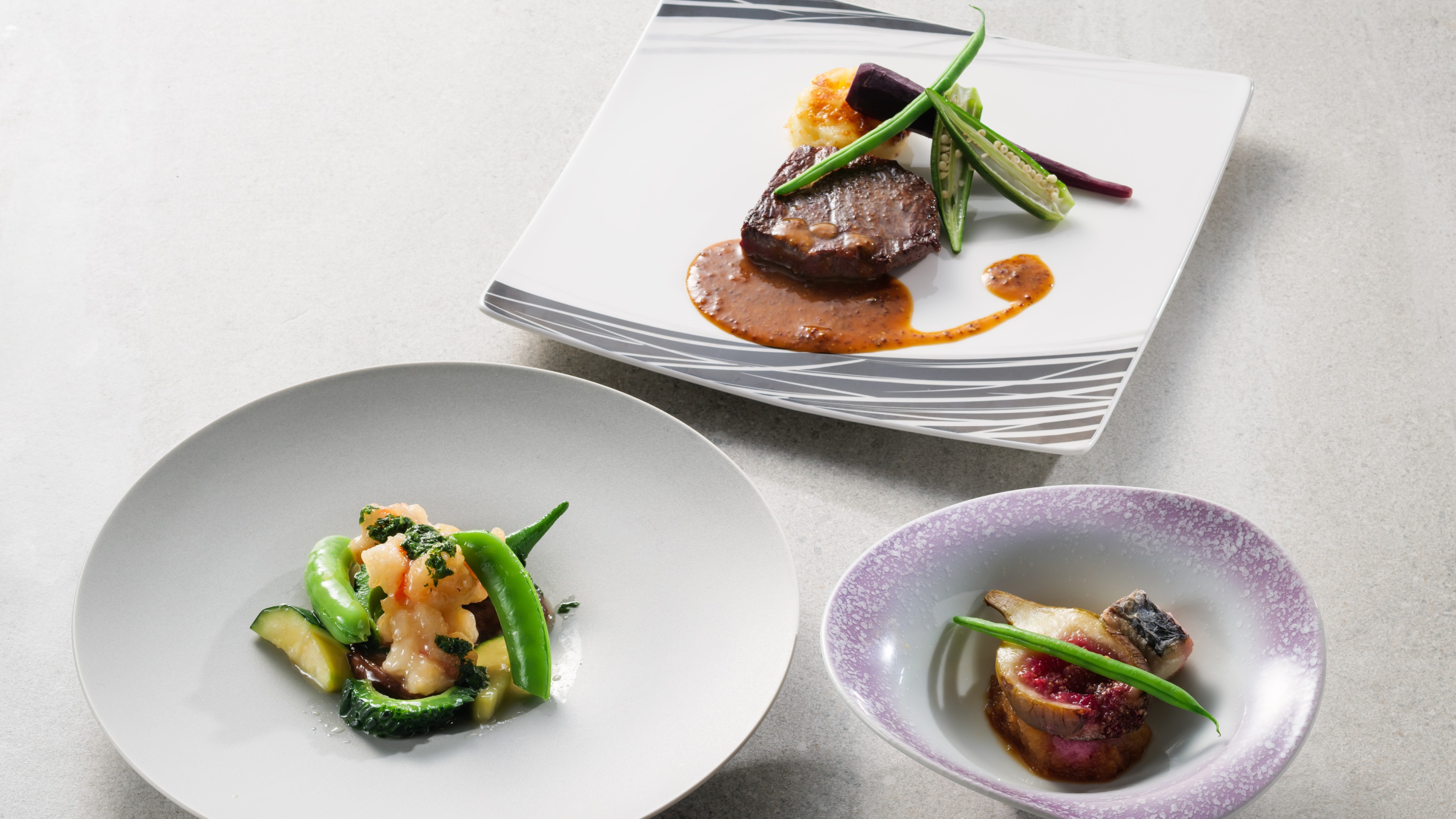 和洋中折衷料理コース25年夏（お料理一例）