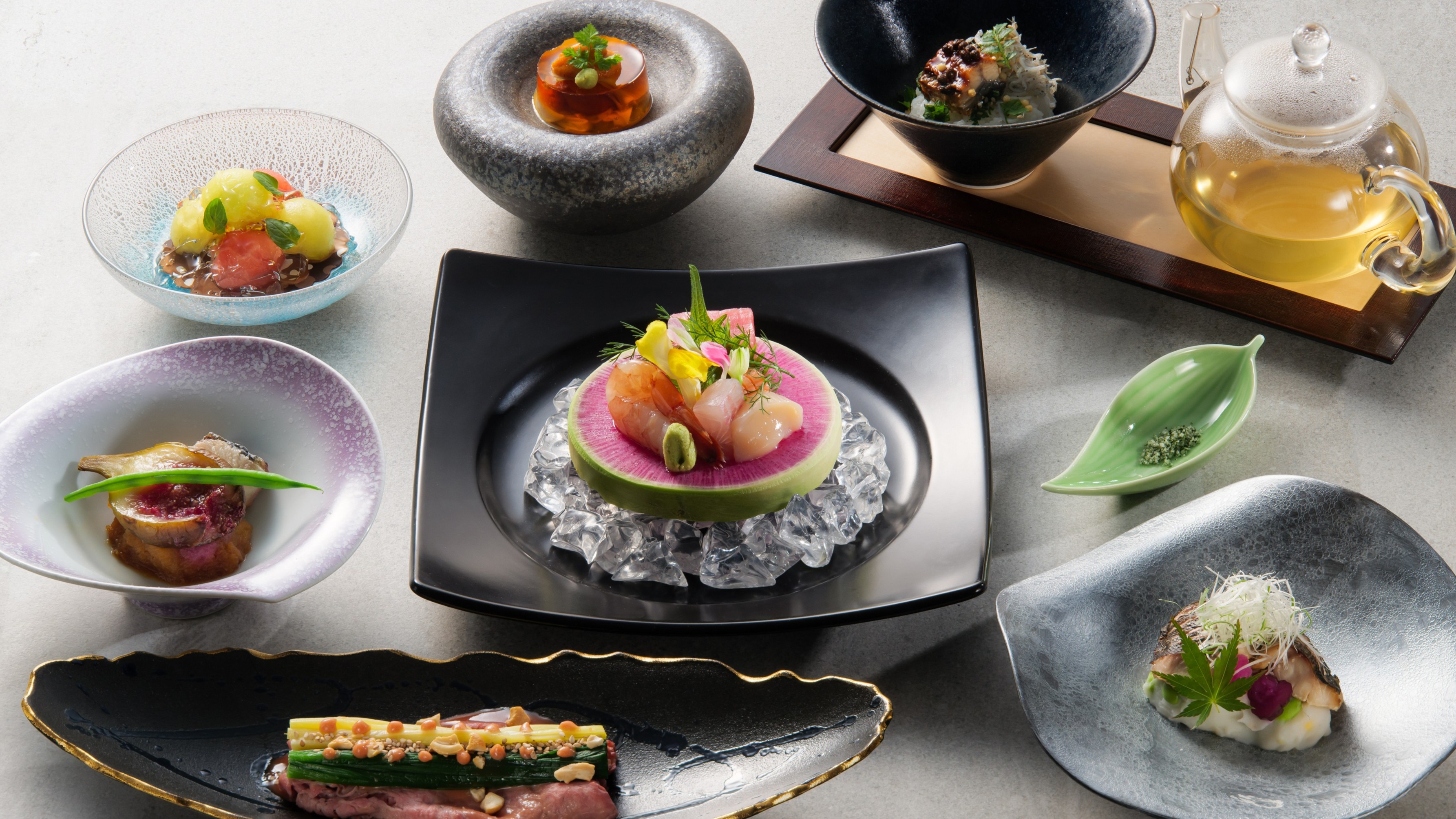 日本料理料理コース25年夏（お料理一例）