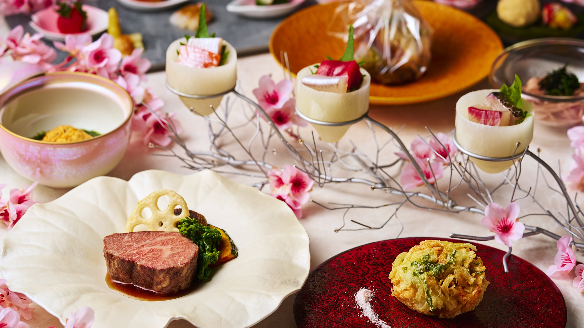 日本料理コース・春（お料理一例）