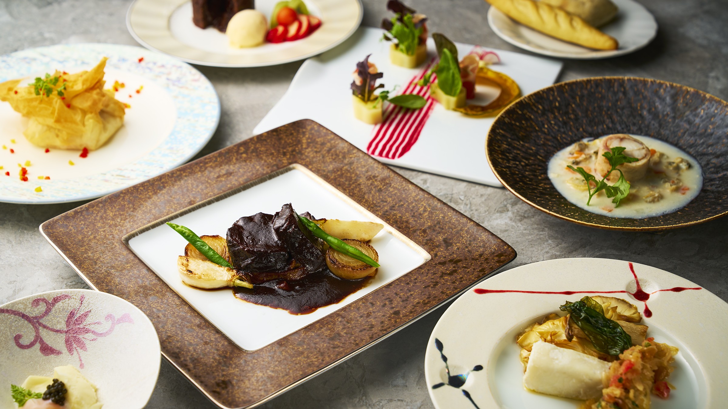 フランス料理コース・冬（お料理一例）