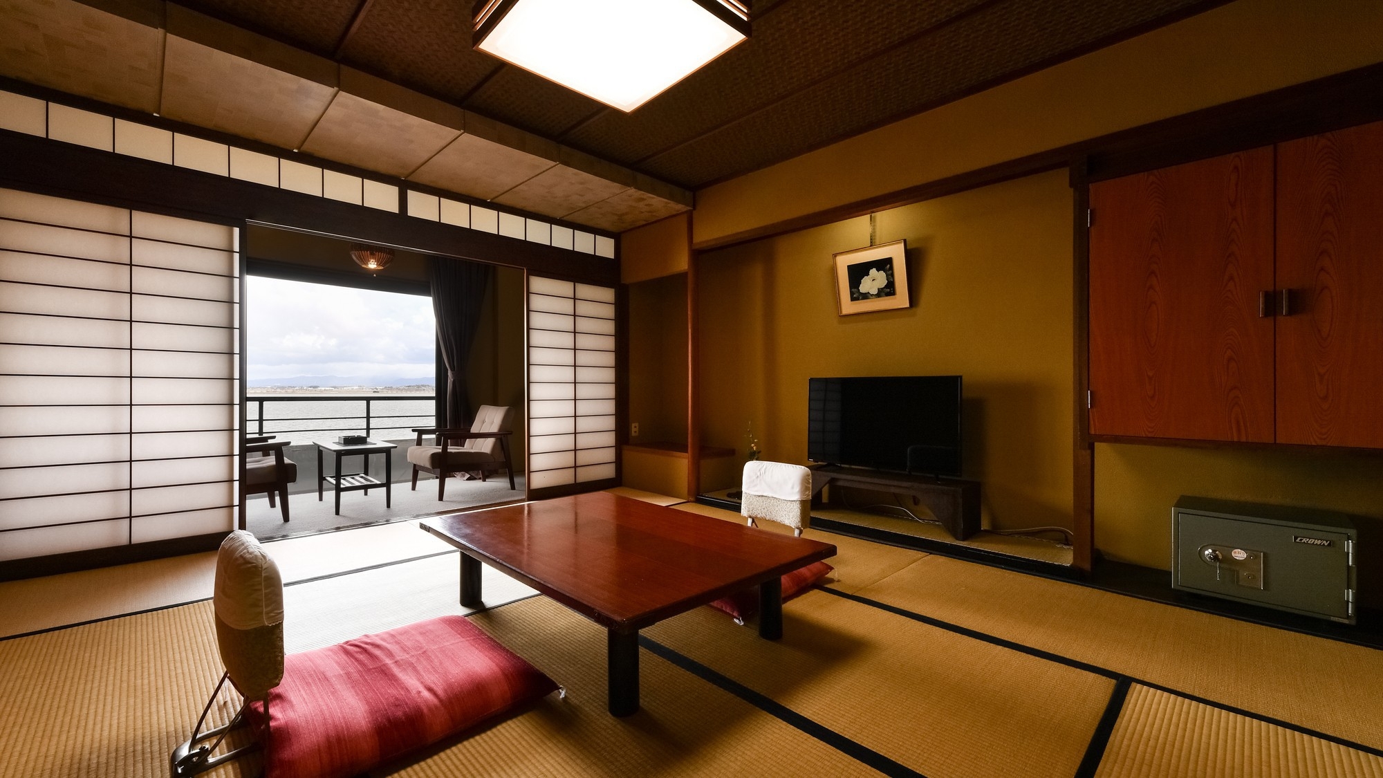 【基本客室】柴山潟を眺めるベーシック和室＜バス無／バス付＞