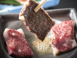国産牛肉の鉄板焼き※イメージ
