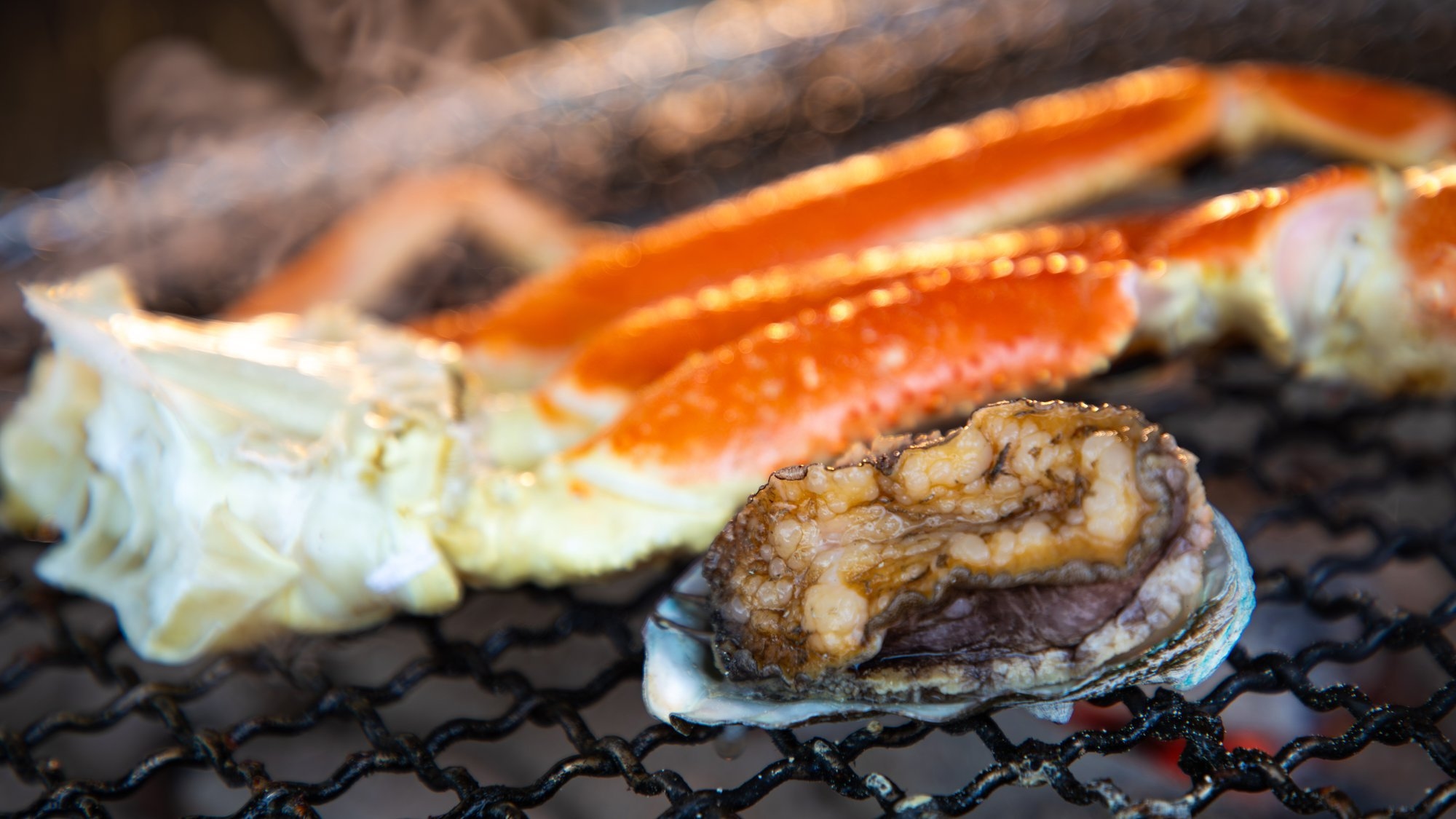【朝食付・グレードアップ】港町函館ならでは！新鮮な海鮮を「炭火焼」で楽しむ♪ 少し贅沢な朝食体験