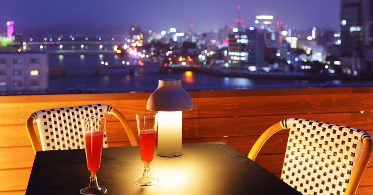 ルーフトップテラス／松江の景色を楽しみながら、非日常のひとときをお過ごしください。