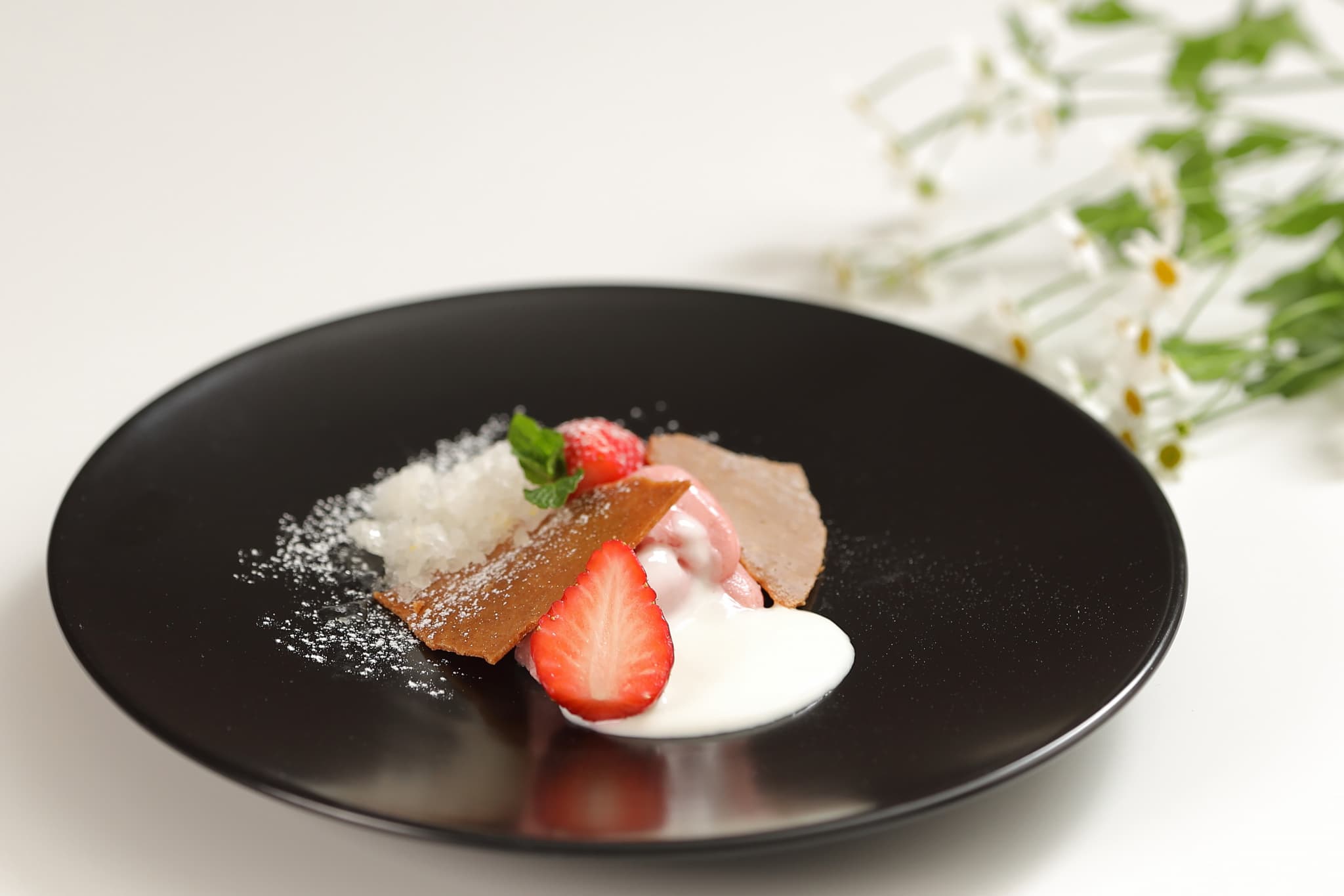 2026春-苺のバヴァロア フロマージュ添え
