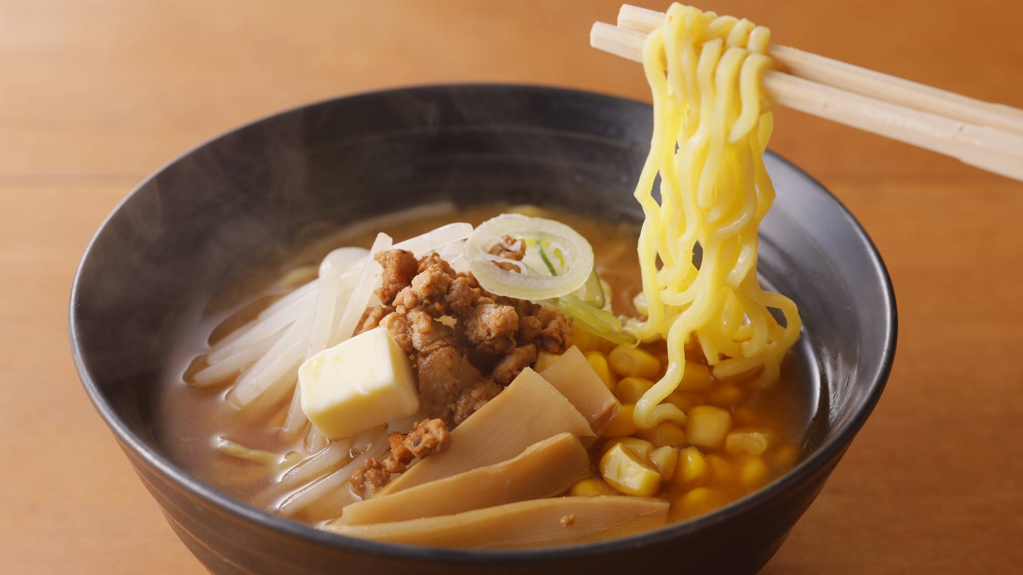 【朝食ブッフェ】道産子の定番「西山製麺」を使用　札幌味噌ラーメン