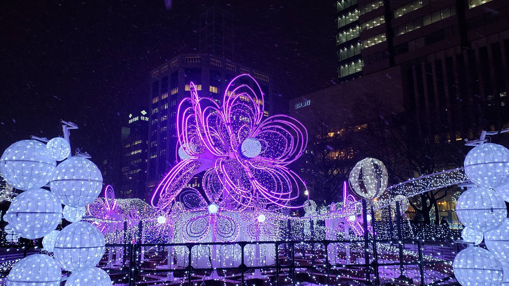 【周辺】札幌の冬が輝く幻想的なホワイトイルミネーション