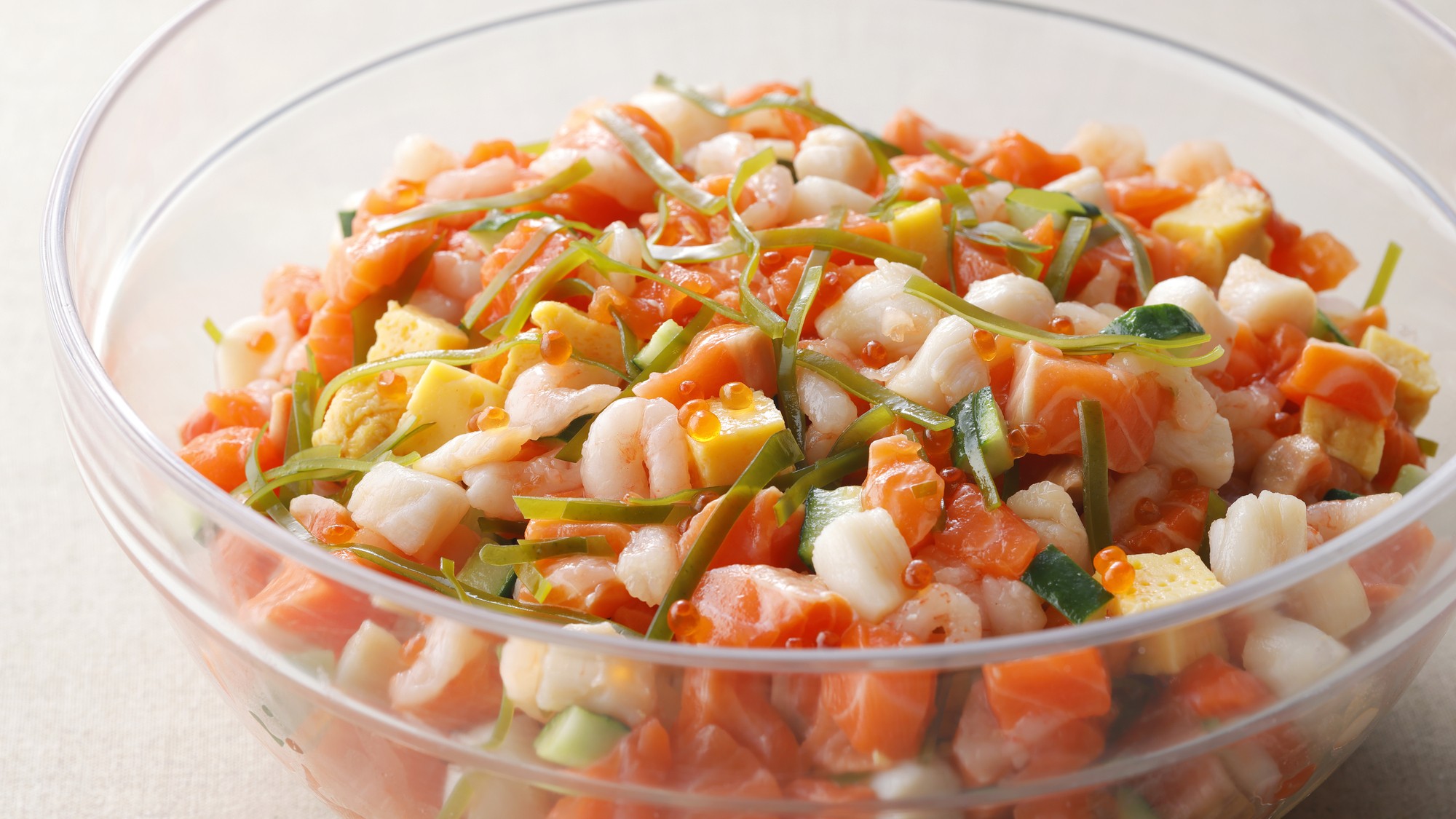 【朝食ブッフェ・おすすめメニュー】海鮮まかない丼