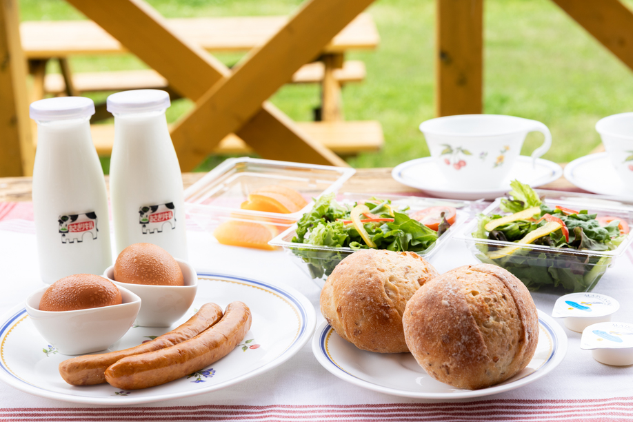 【ペット可】ＢＢＱ【ふじさん牛】＆【富士山麓幸寿豚】を味わう-２食付