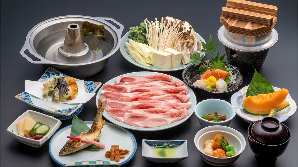 【夕食しゃぶしゃぶ☆】ボリューム満点！夕食メインに国産豚肉のしゃぶしゃぶプラン◆夕食はレストラン◆