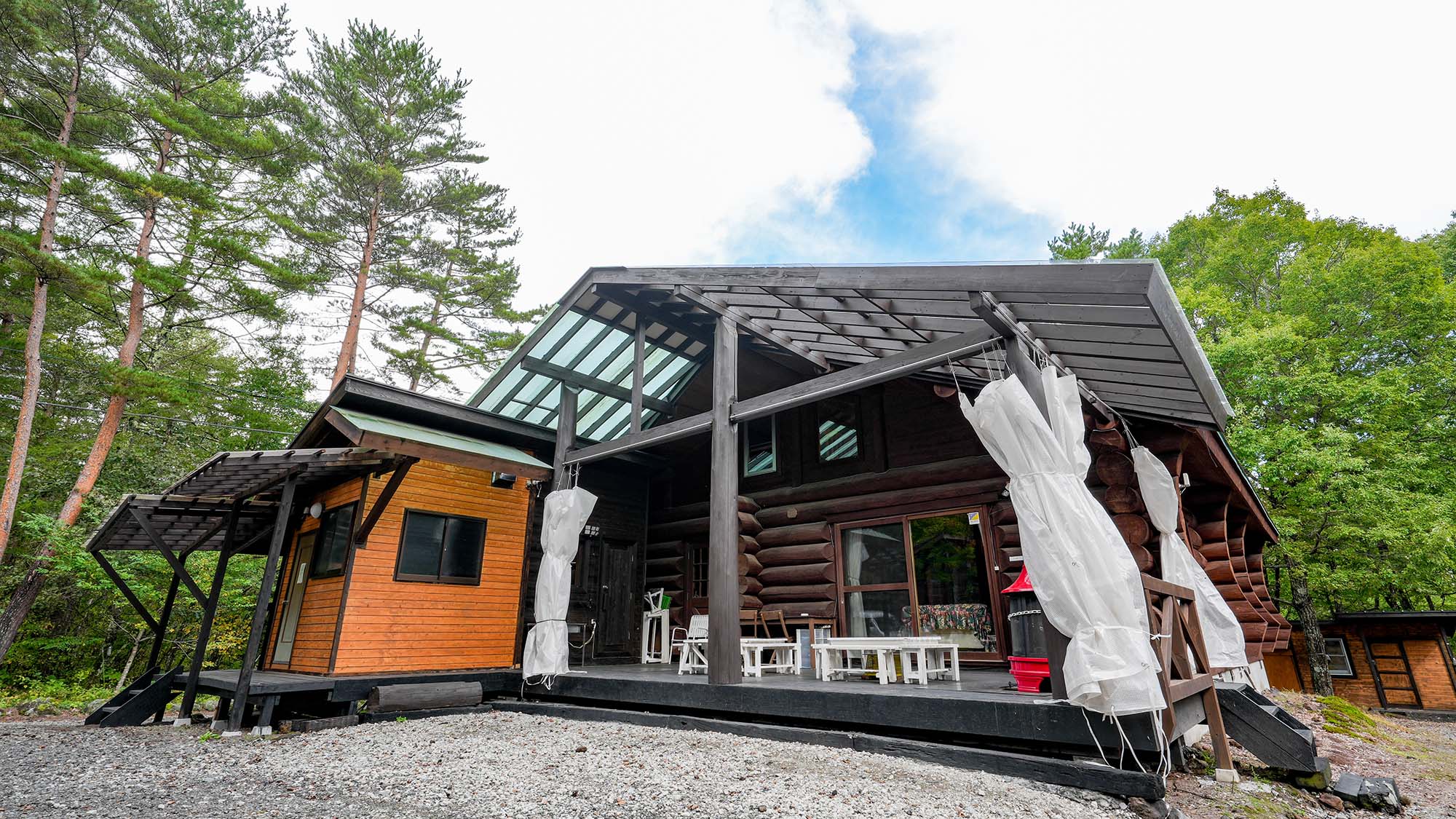 ・【グレース】ルネス軽井沢のログ調のマイトンエリアの大型コテージです