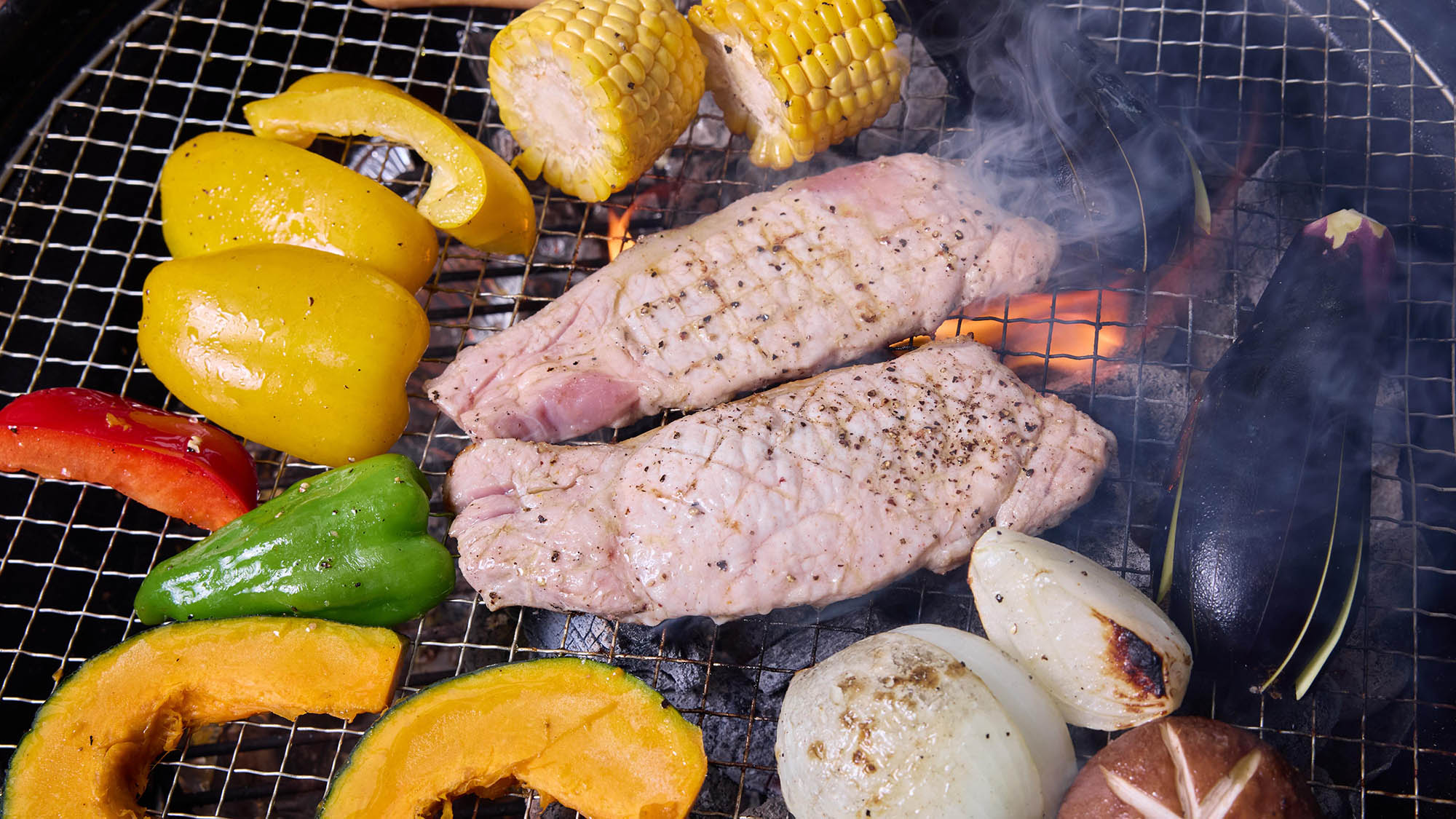 ・【BBQ（一例）】お子様から大人までワイワイ盛り上がること間違いなし！