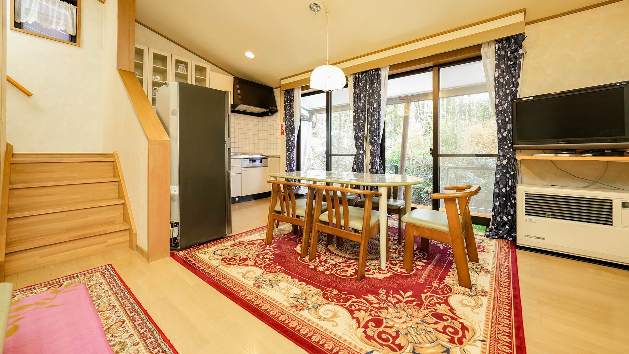 ・【しおん虹】石油ストーブを完備。寒い時期でも安心して滞在していただけます