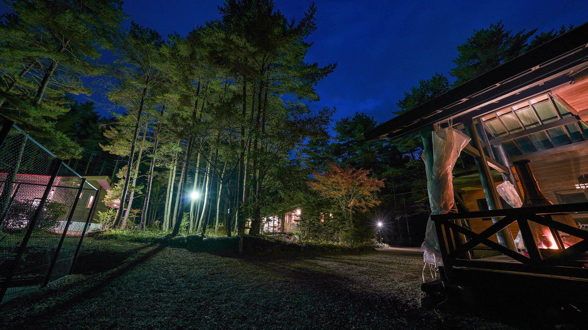 ・【グレース】夜の景色もまた一味違います。外に出て静かな高原の夜空をお楽しみください