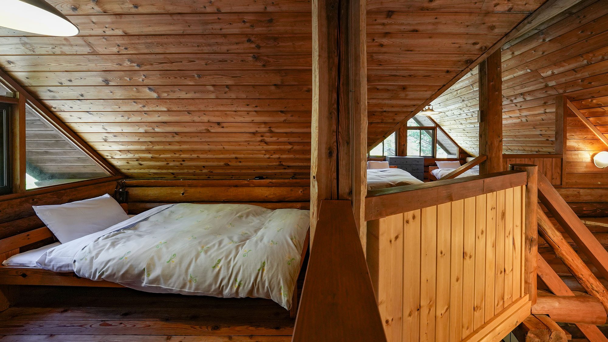 ・【カンパニュラ】2階のロフトベッドルーム。1階からは見えないように配置されています