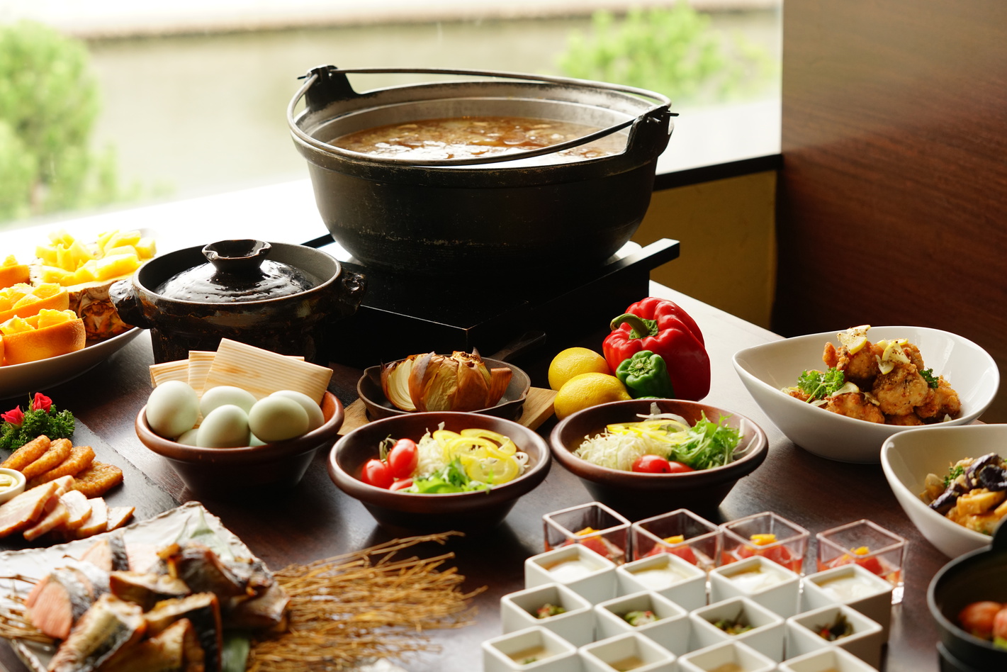 朝食バイキング