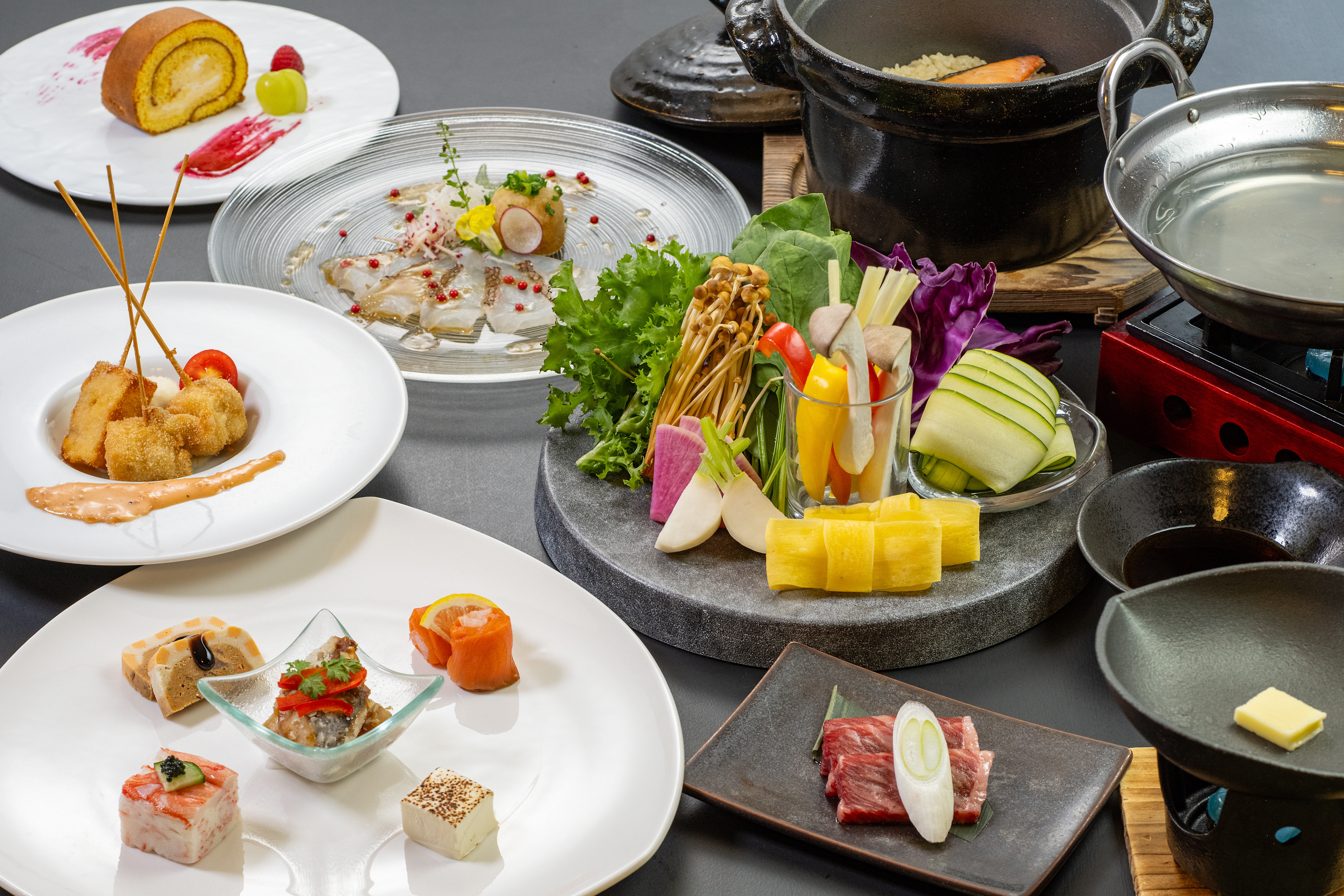 女子旅プラン料理