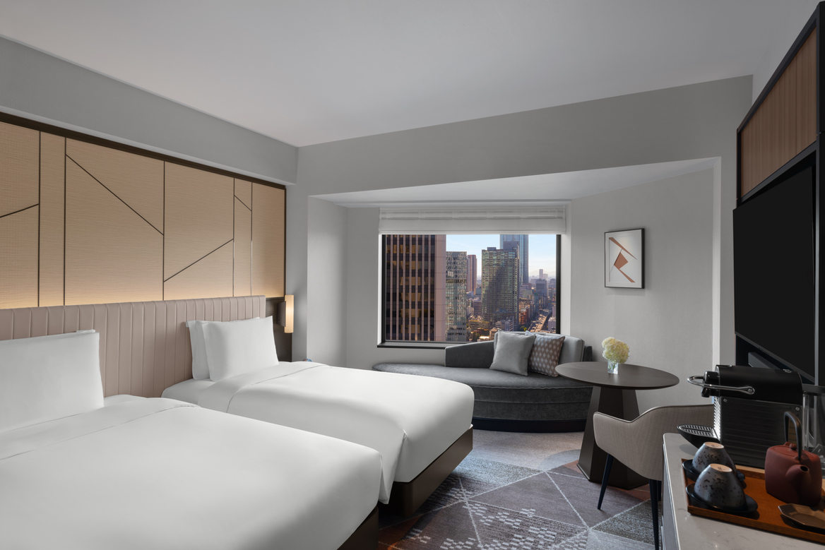 2シングル プレミアム クラブラウンジアクセス　バスタブ付き