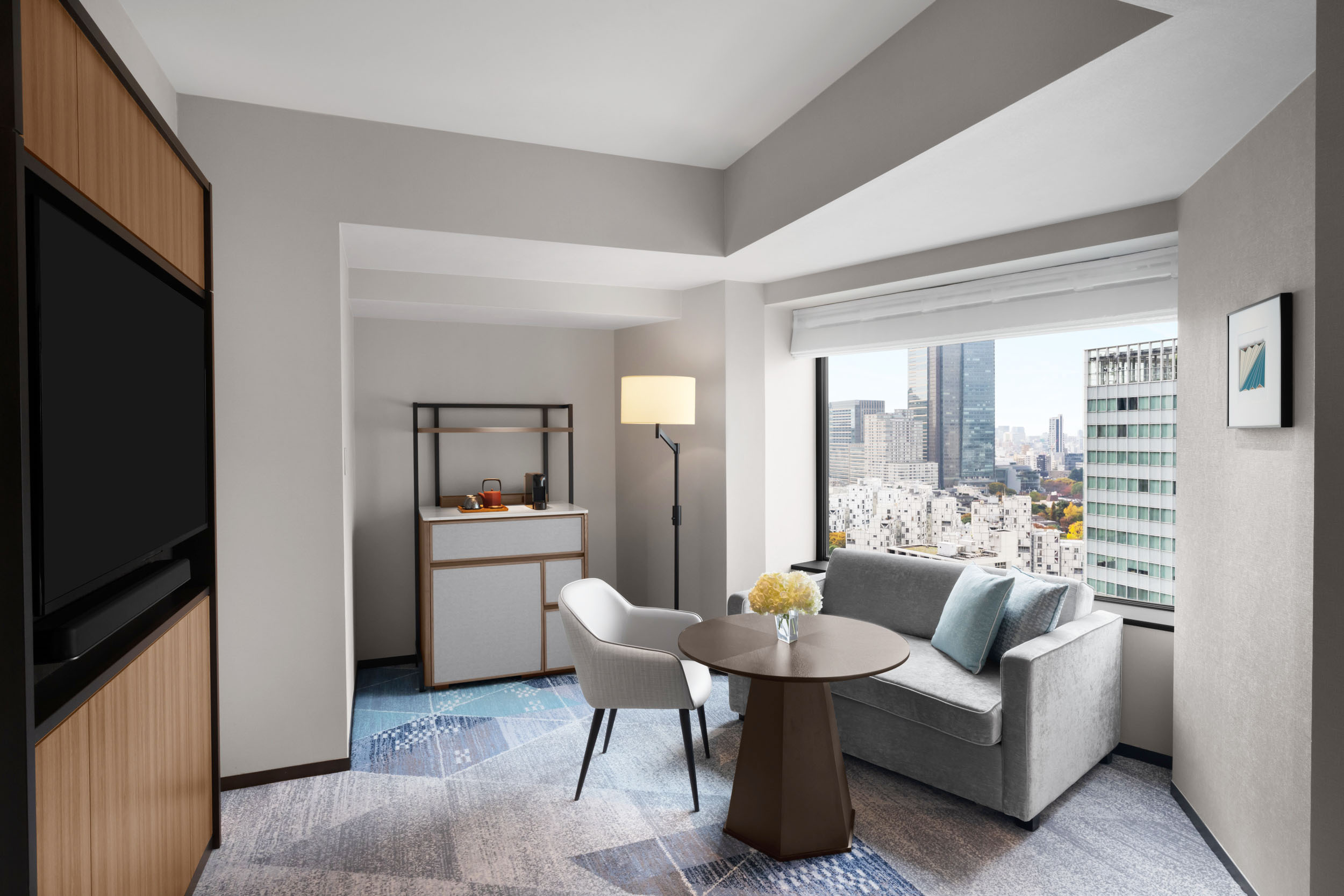 2シングル 水スイート クラブラウンジアクセス(リビング)