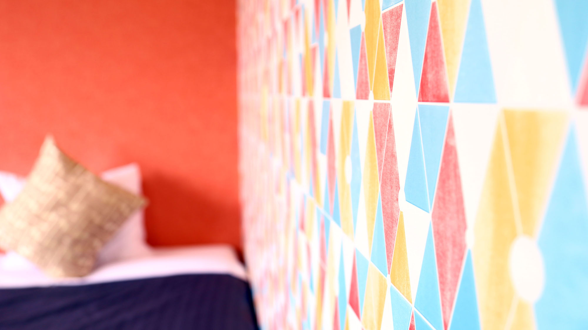 【GuestRoom】ＰＯＰな壁紙の客室も　vol.3