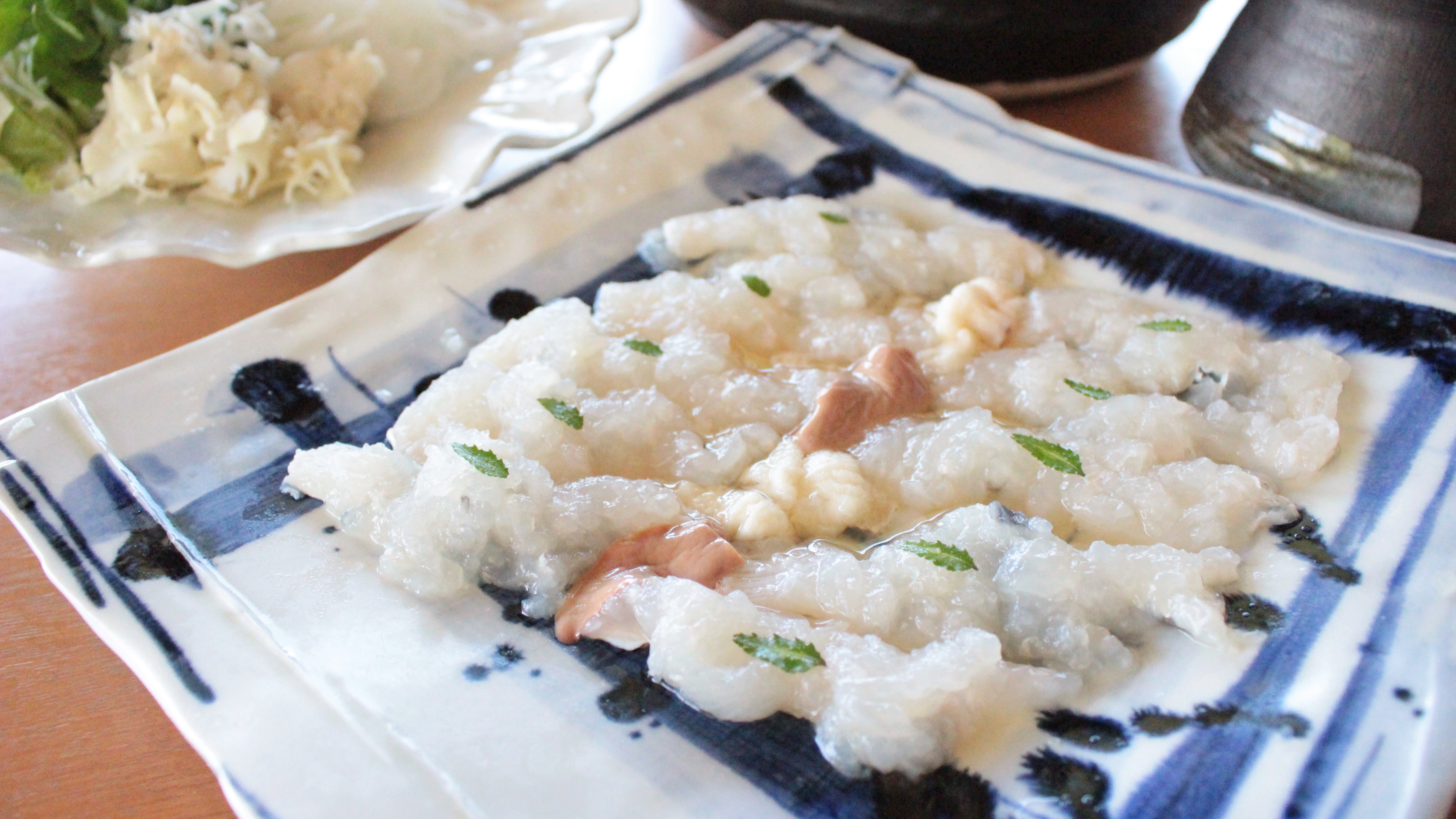 *【食事】鱧すき鍋（夕食一例）