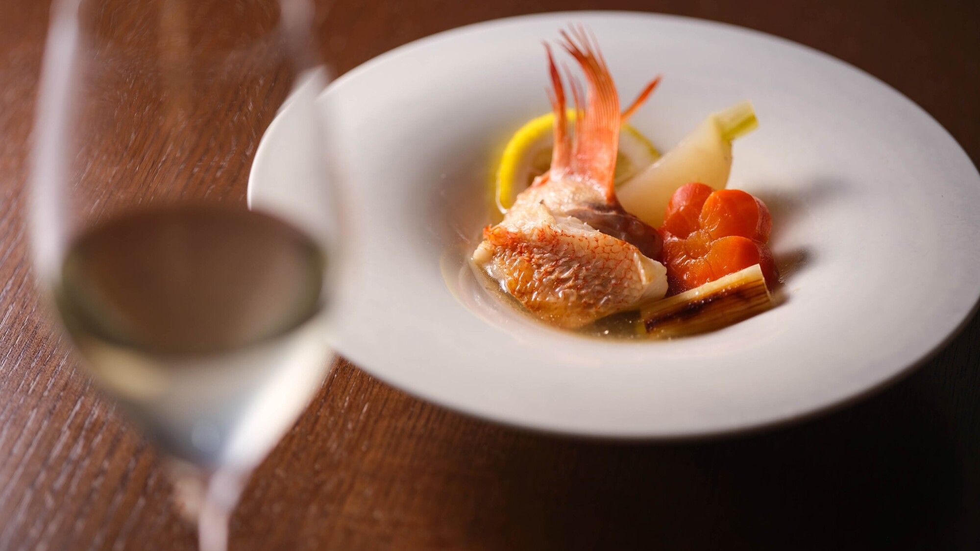 一例）魚料理：三陸吉次レモン煮