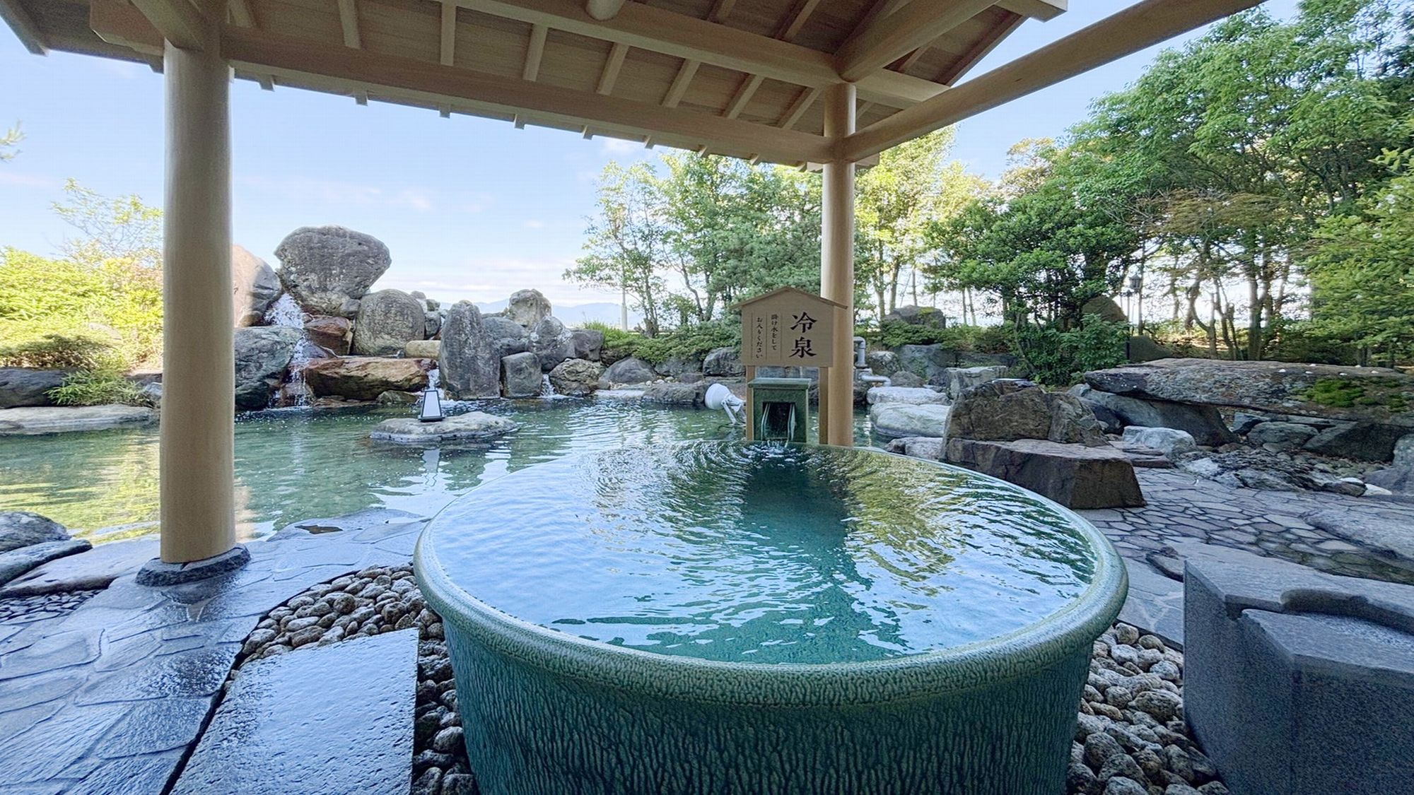 【殿方大浴場】サウナ後は冷泉でととのう