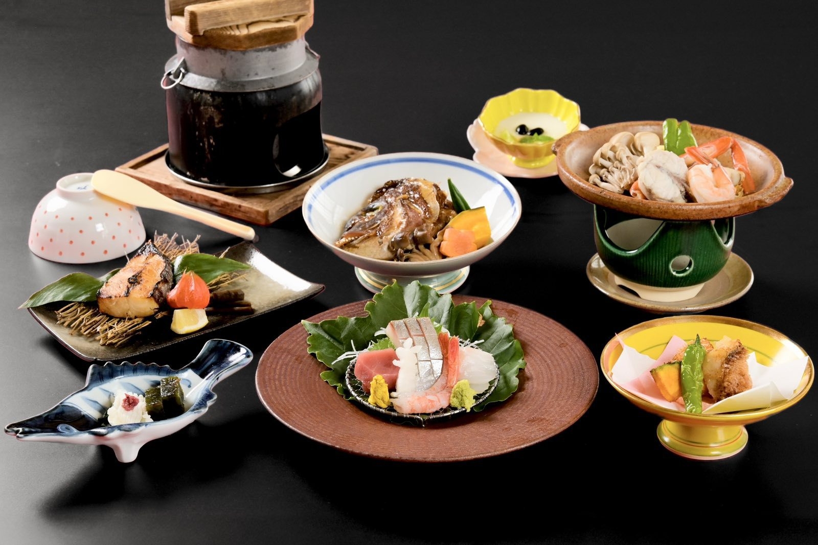 【さかな会席】お造り・焼物・煮付け 日本海の旬を楽しむ会席