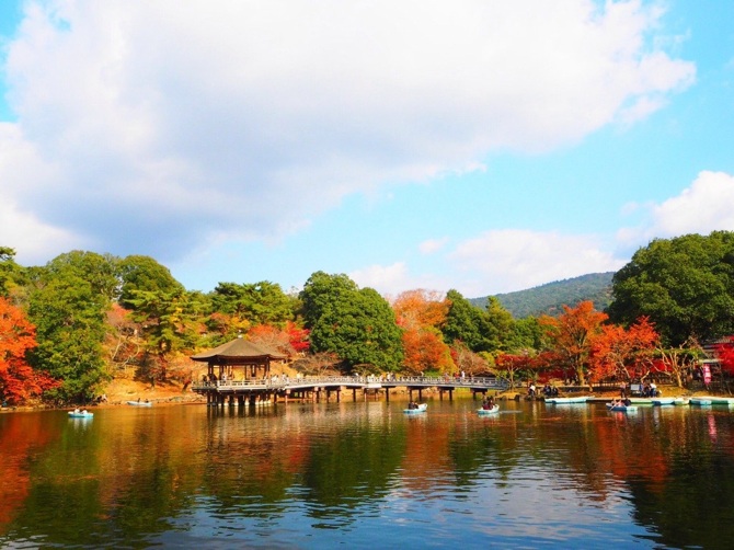 秋の浮見堂