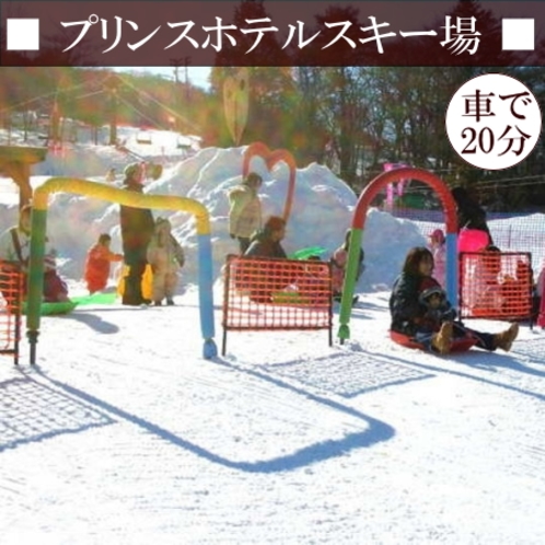 【軽井沢プリンスホテルスキー場】　お子様に人気のスノーパーク！そり遊びやチュービングもおすすめ♪