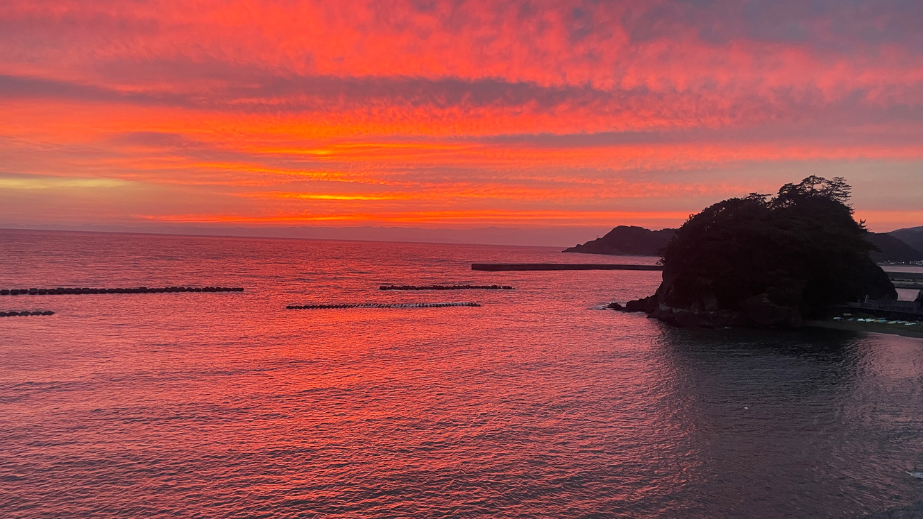 西伊豆の夕日