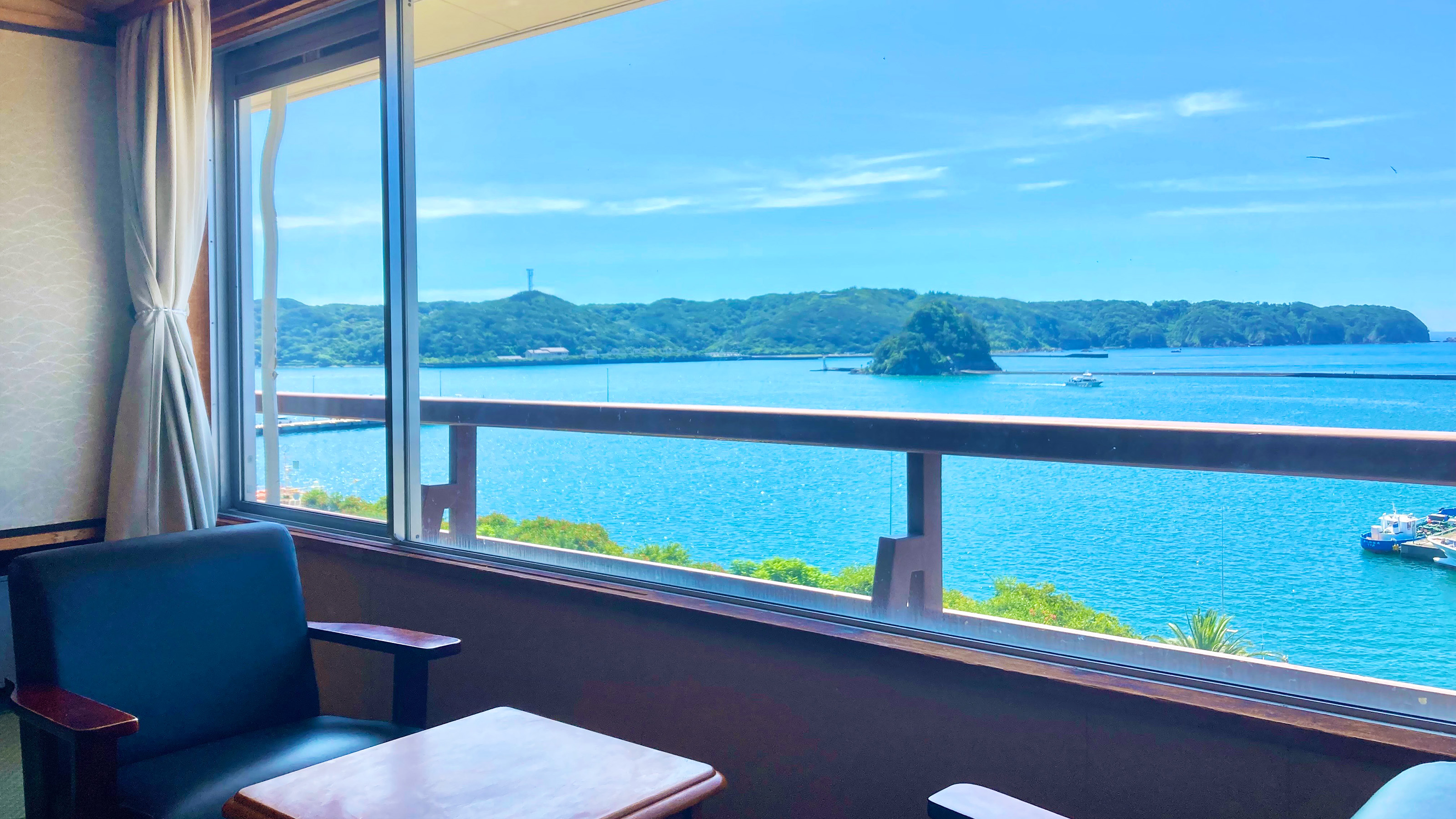 海側客室眺望一例