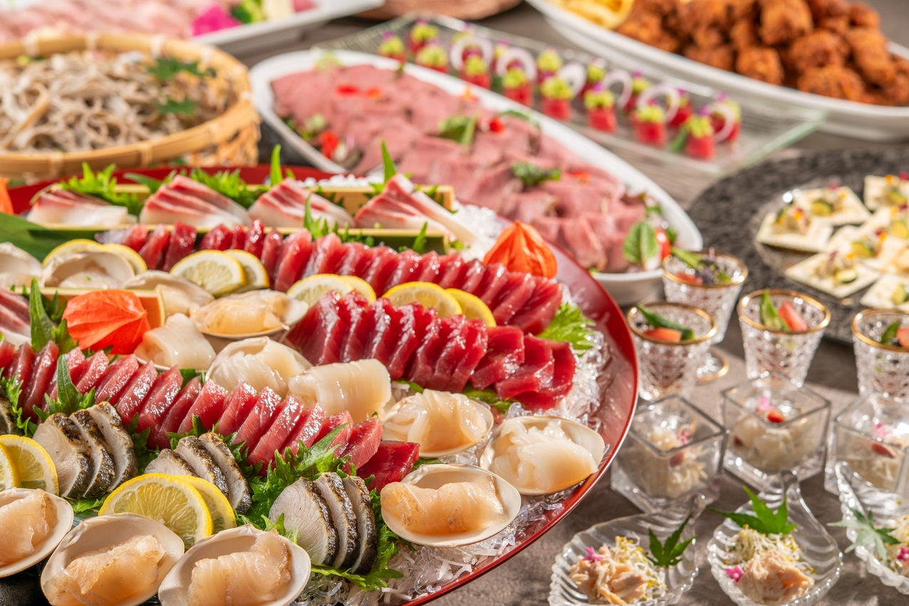 【夏×アクティビティ】『東京サマーランド』1Dayパス＆夕食は肉料理と寿司＆ハーフビュッフェプラン
