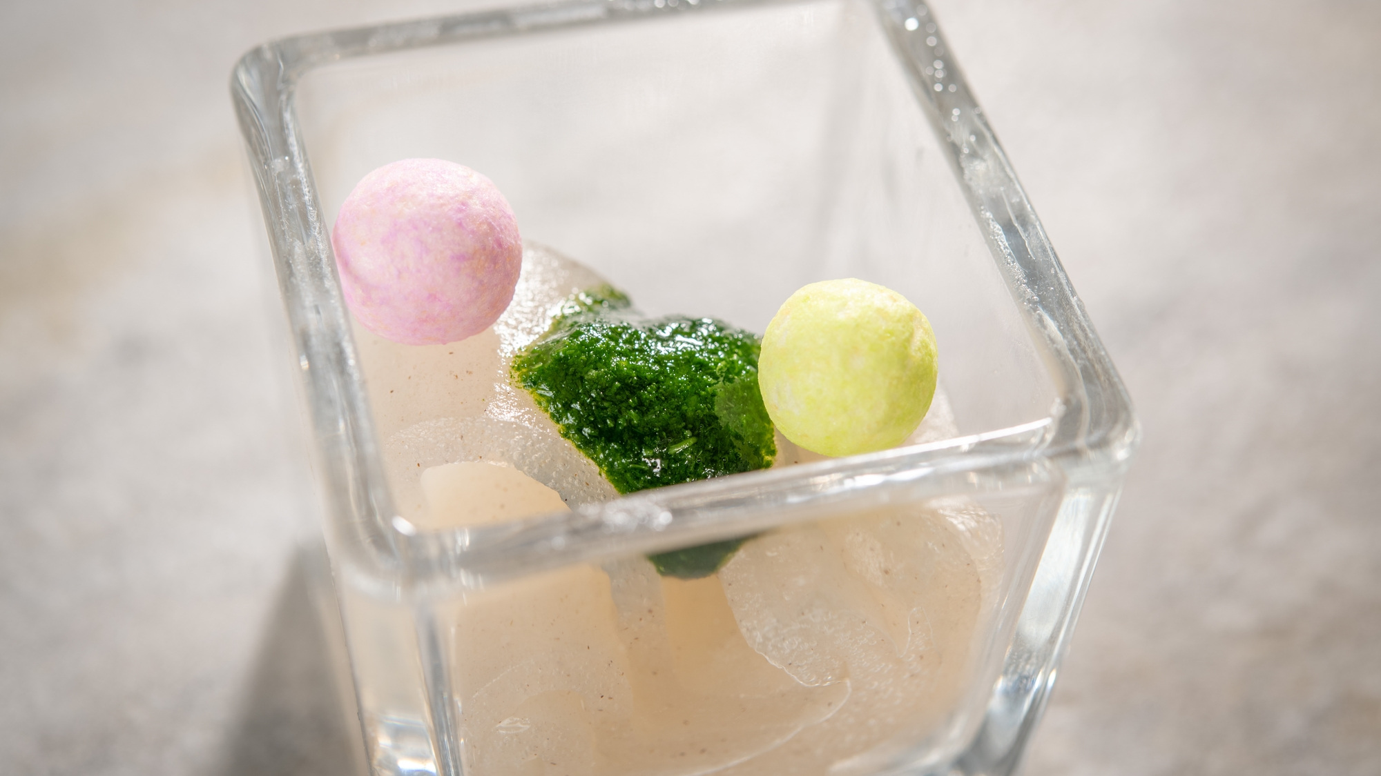 【季節の会席】春（2026年3月～5月）デザート 蕎麦粉葛切り