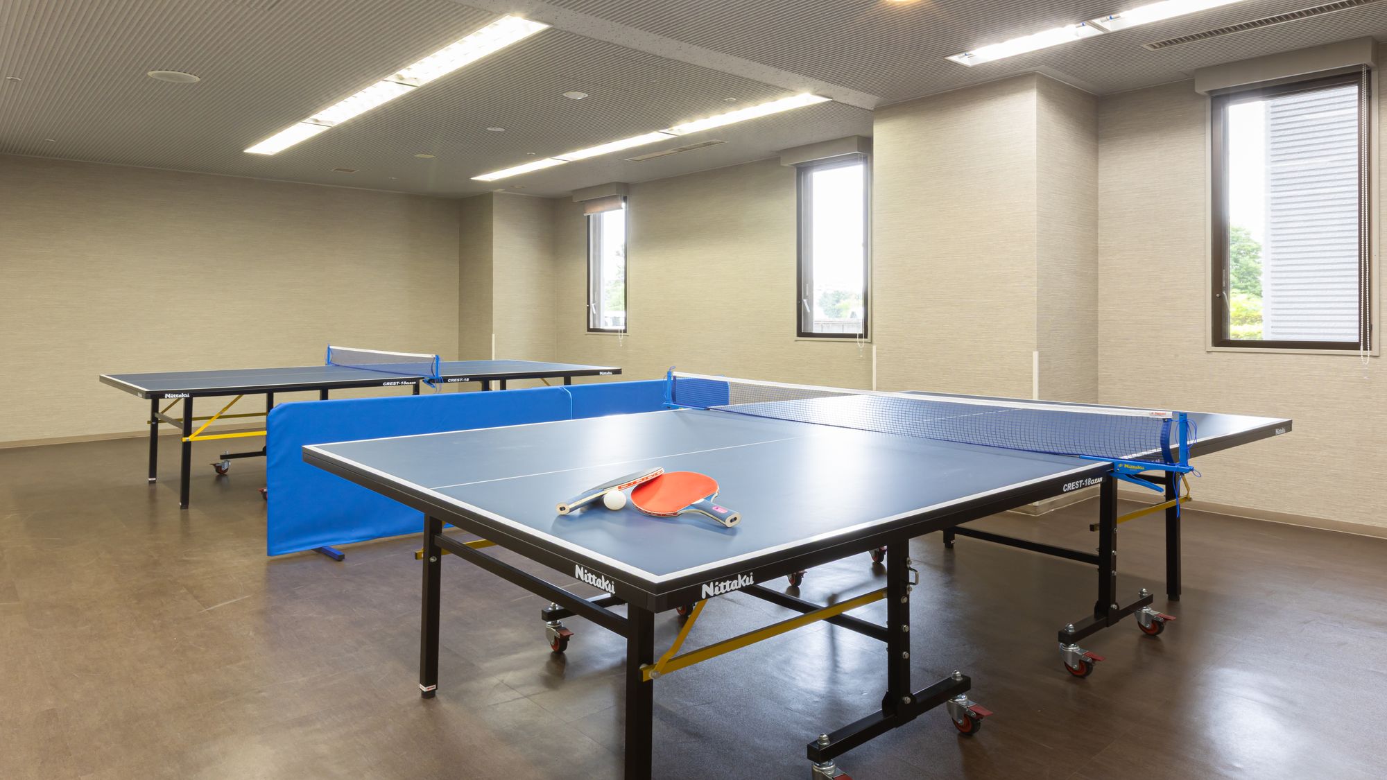 卓球　利用時間　10:00〜22:00 最終受付21:00　利用料金    30分　550円（税込）